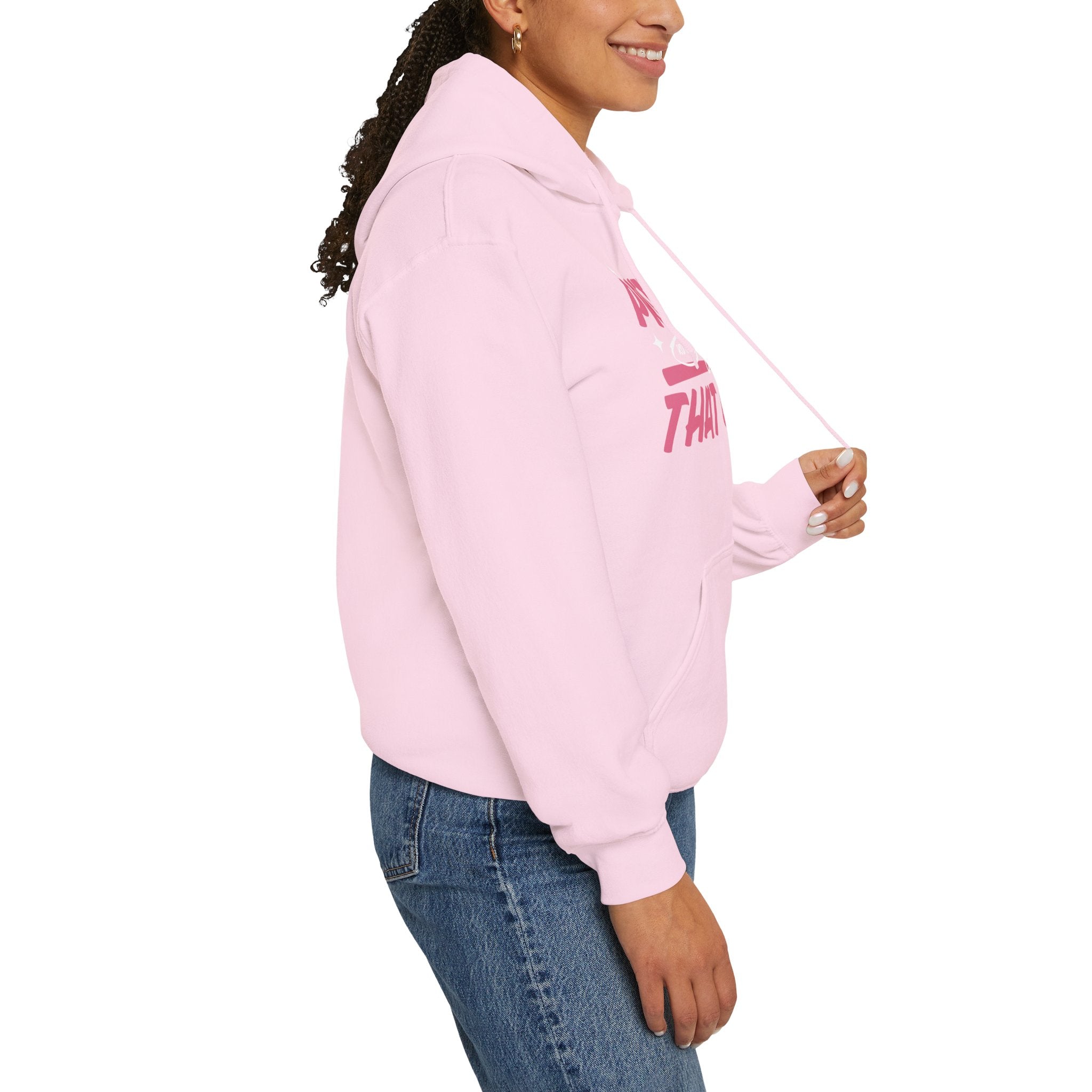That Girl Hoodie - "Pretty Girl, " Pink Graphic Pullover