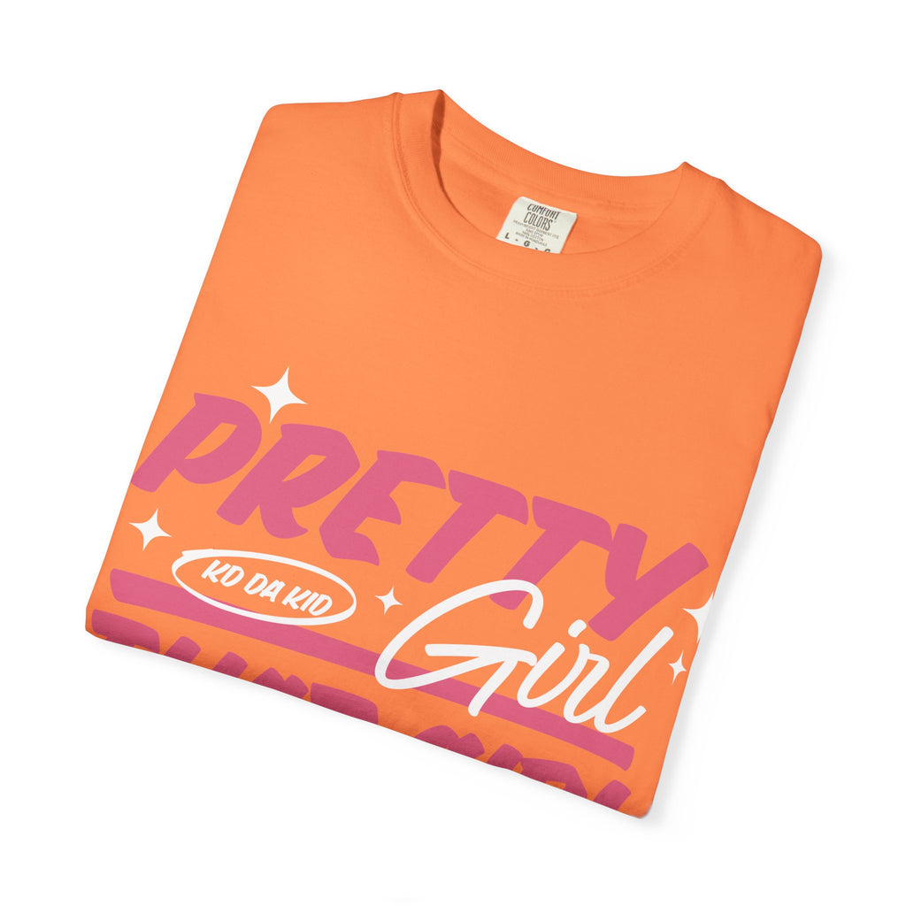 Pretty Girl That Girl T-Shirt – Retro Pink & Orange Graphic Tee