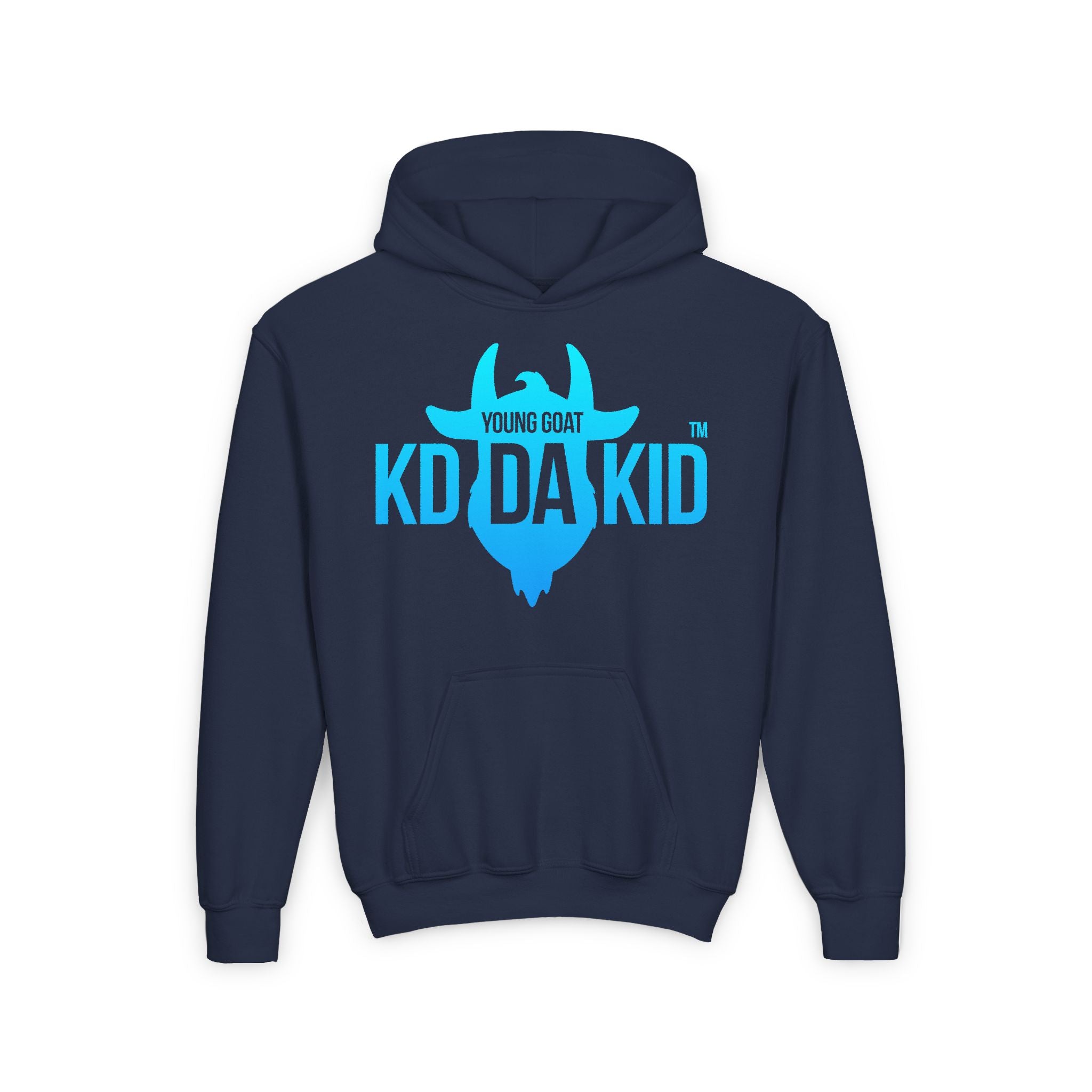 Young Goat Kid Hoodie - Youth Heavy Blend Sweatshirt for Trendy Kids