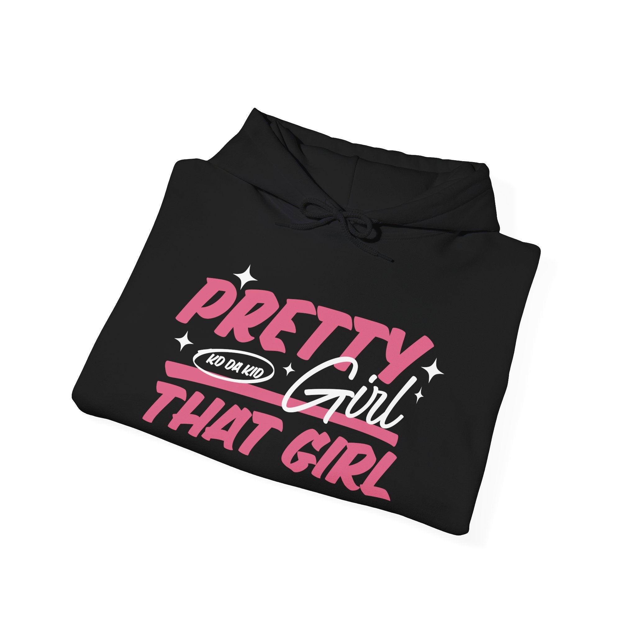 That Girl Hoodie - "Pretty Girl, " Pink Graphic Pullover