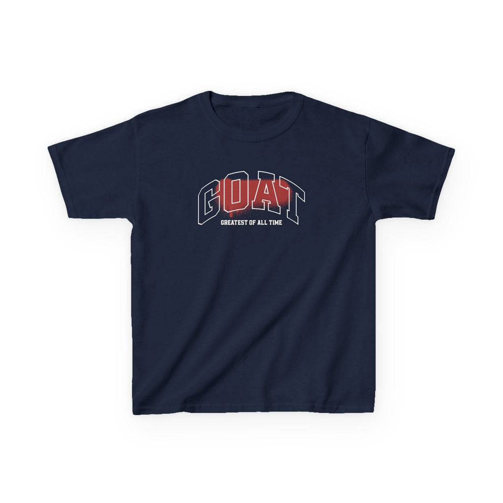 Kids GOAT Graphic Tee - Greatest of All Time Shirt for Young Trendsetters