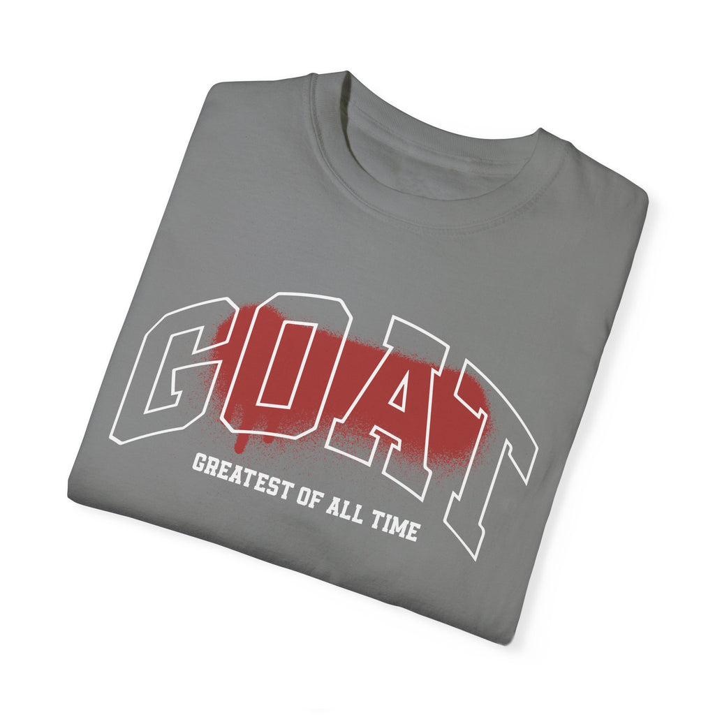 Unisex Garment-Dyed T-Shirt - GOAT (Greatest of All Time) Graphic Tee