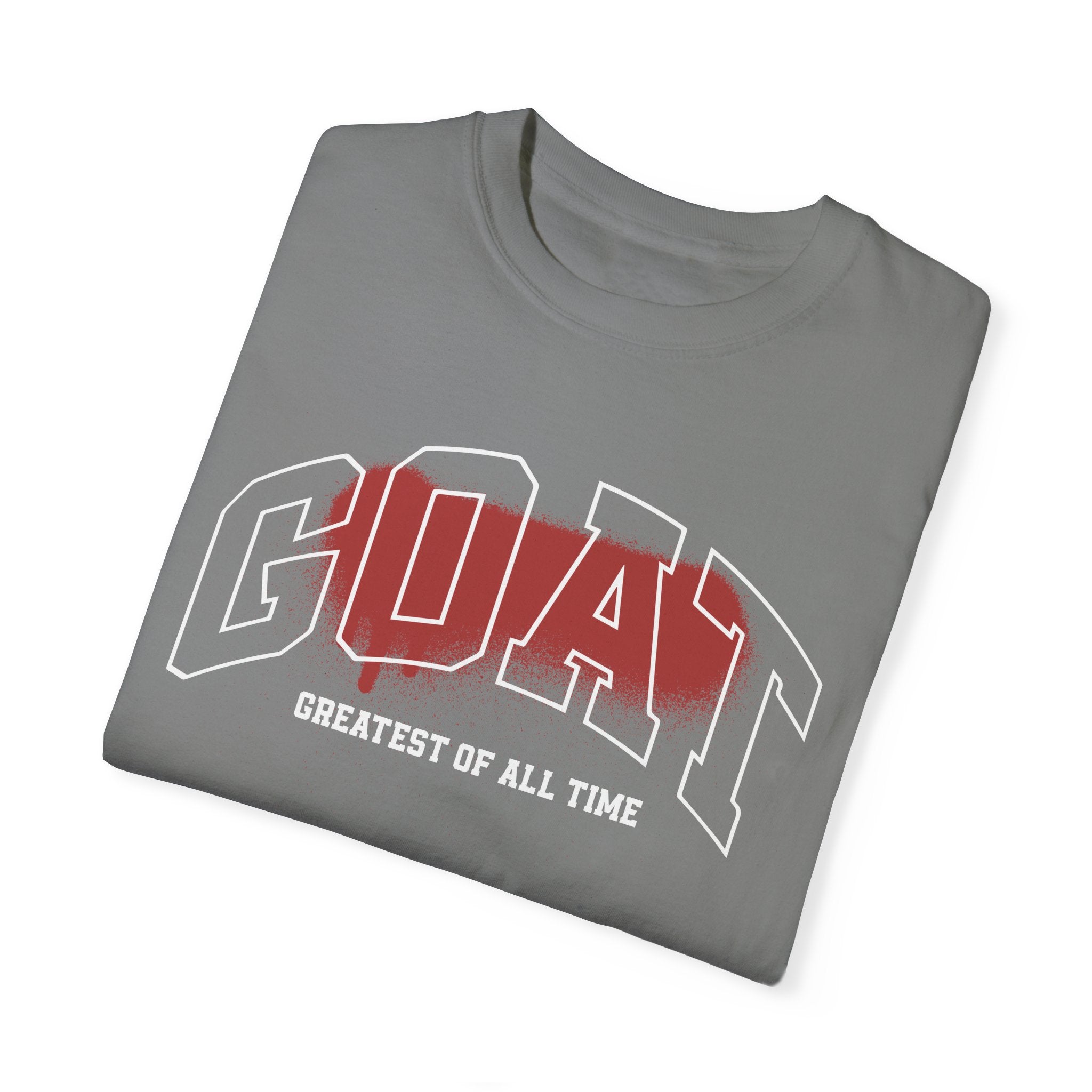 Unisex Garment-Dyed T-Shirt - GOAT (Greatest of All Time) Graphic Tee