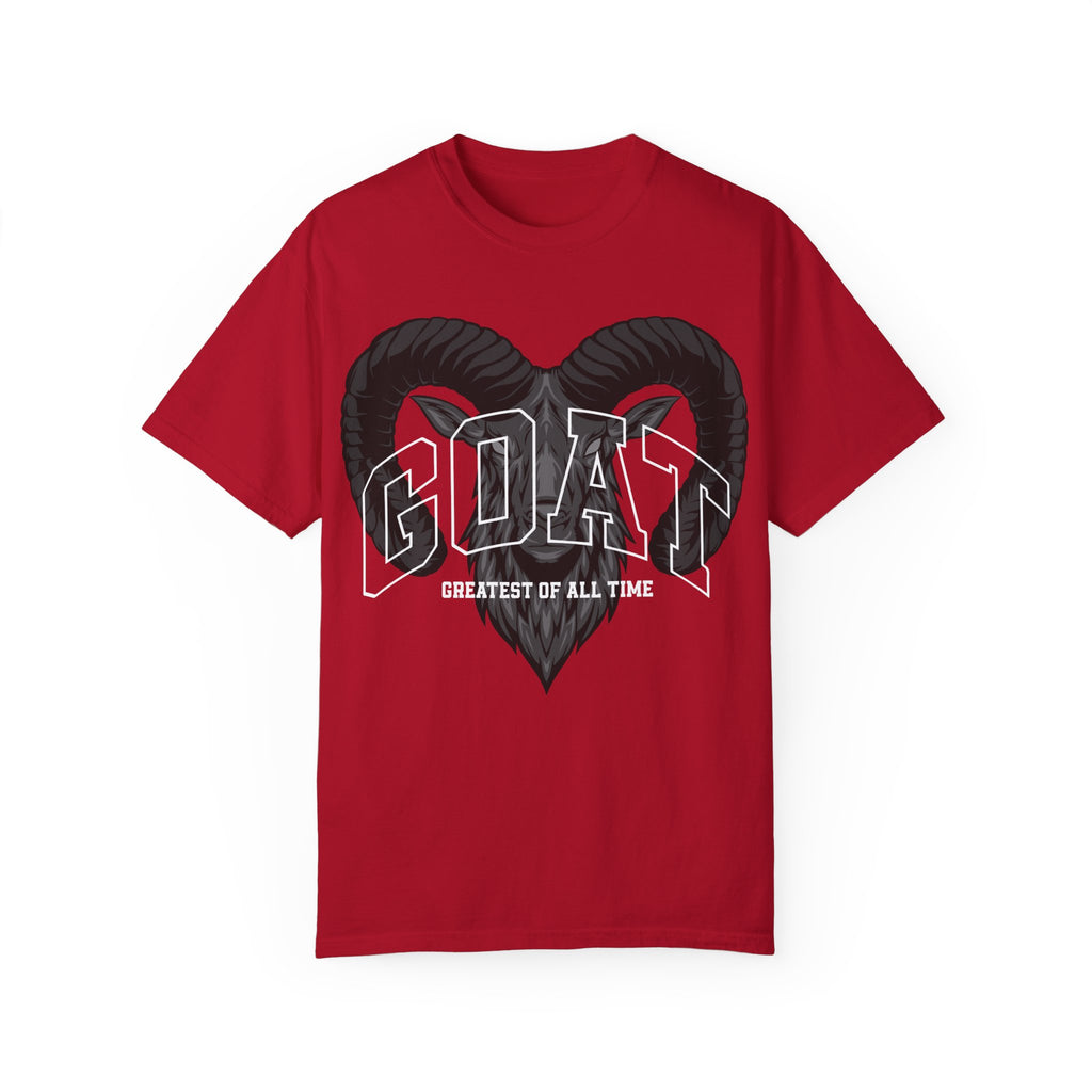 Unisex Garment-Dyed T-Shirt - GOAT Design, Greatest of All Time