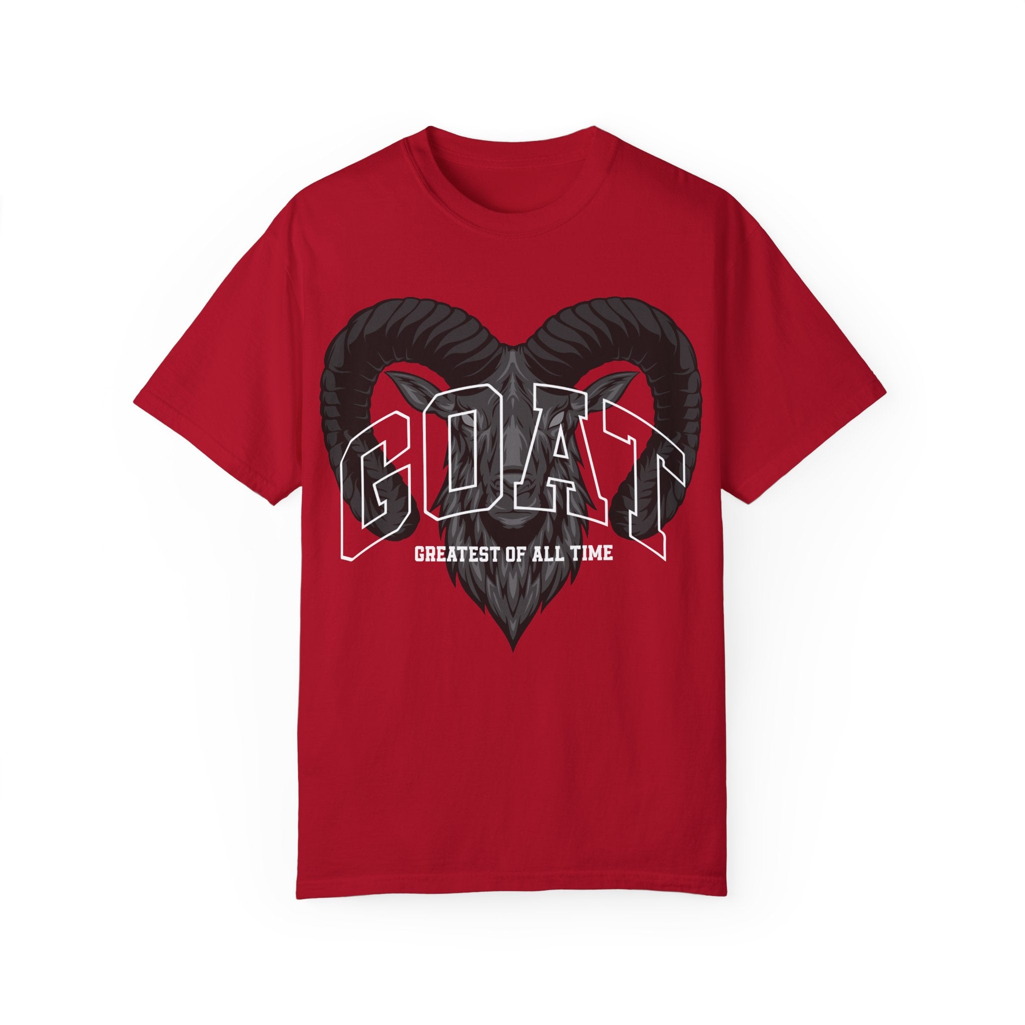 Unisex Garment-Dyed T-Shirt - GOAT Design, Greatest of All Time