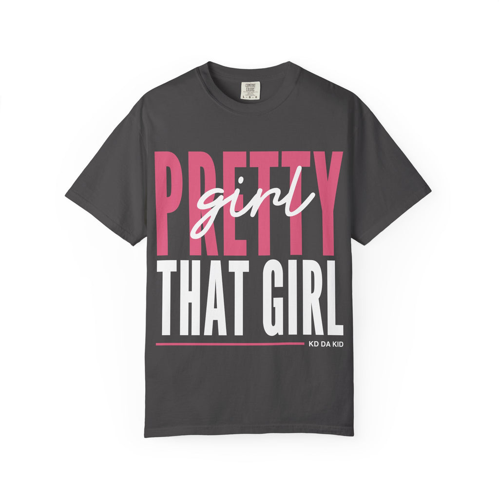 Adult That Girl Graphic T-Shirt — "Pretty Girl That Girl" Coral Tee