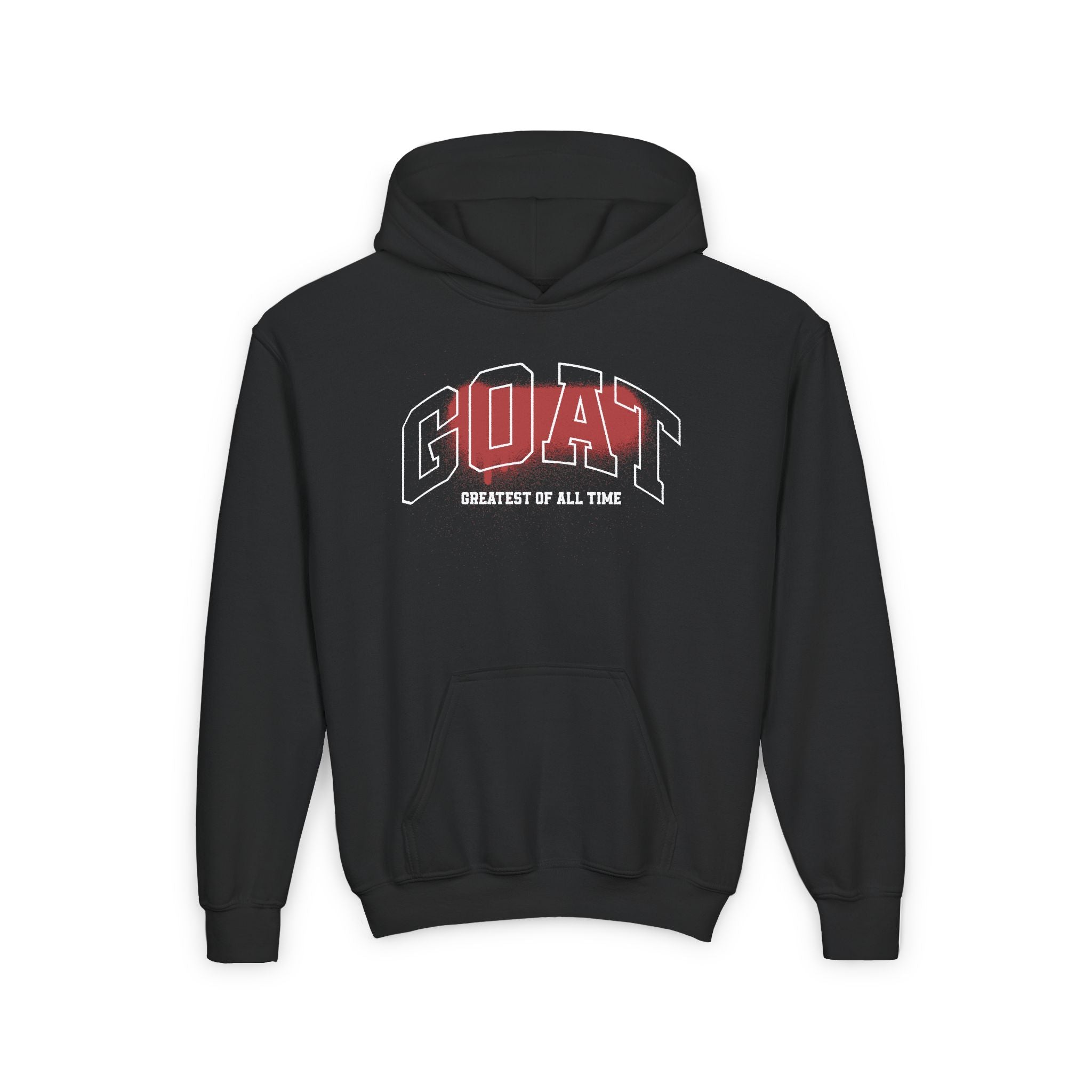 Goat Red Spray Paint Youth Hoodie