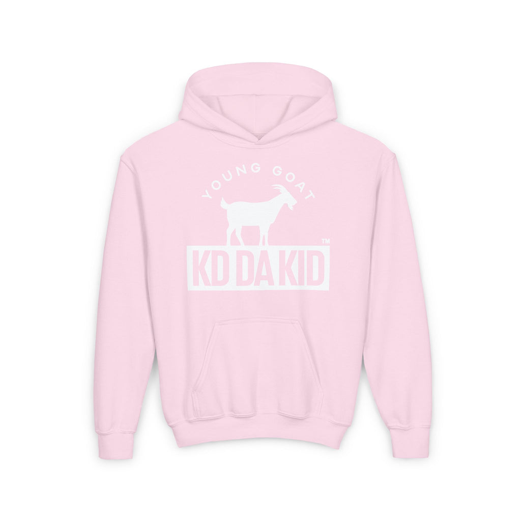 Youth Heavy Blend Hoodie - 'Young Goat' KD Da Kid Design - Perfect for Fans and Gift Giving