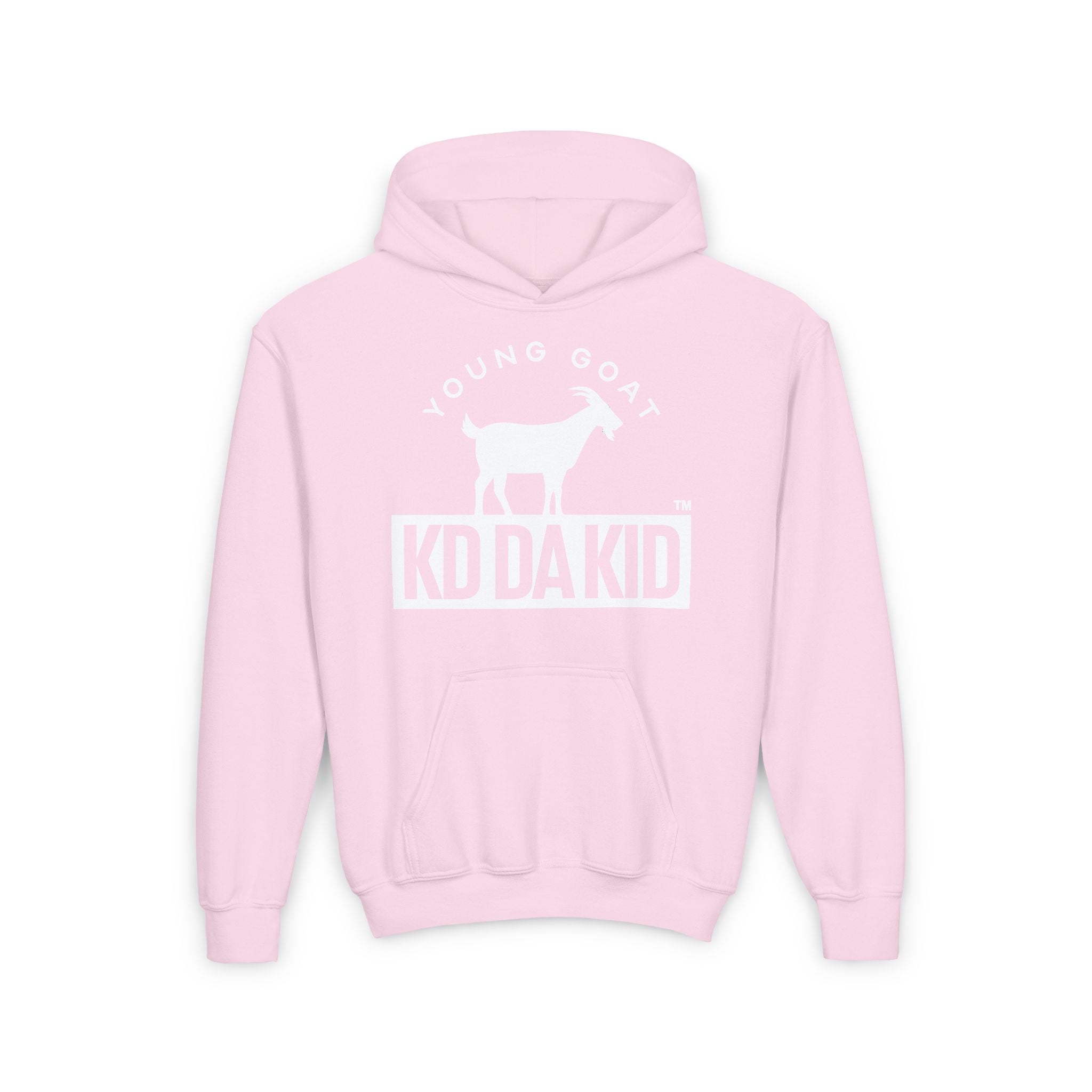 Youth Heavy Blend Hoodie - 'Young Goat' KD Da Kid Design - Perfect for Fans and Gift Giving