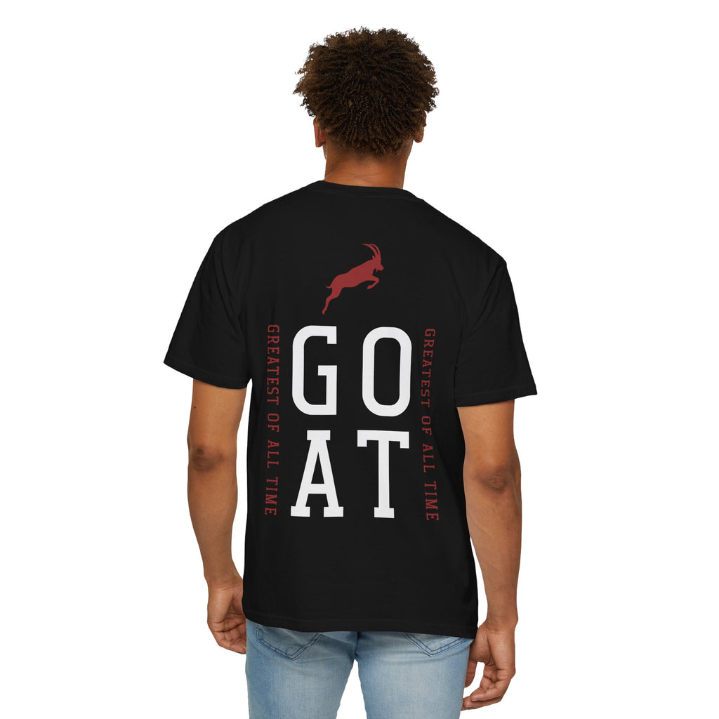 GOAT Unisex Garment-Dyed T-shirt - Greatest of All Time Casual Tee
