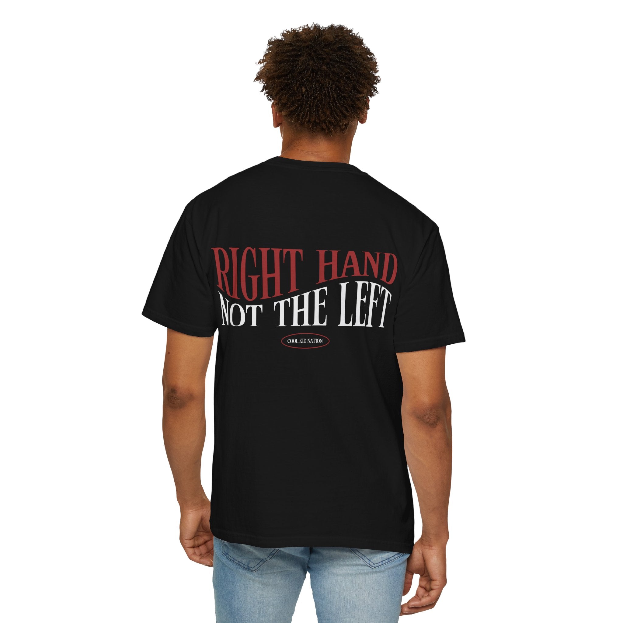 Funny Unisex T-Shirt - "Right Hand Not The Left" - Perfect for Casual Wear and Gifts