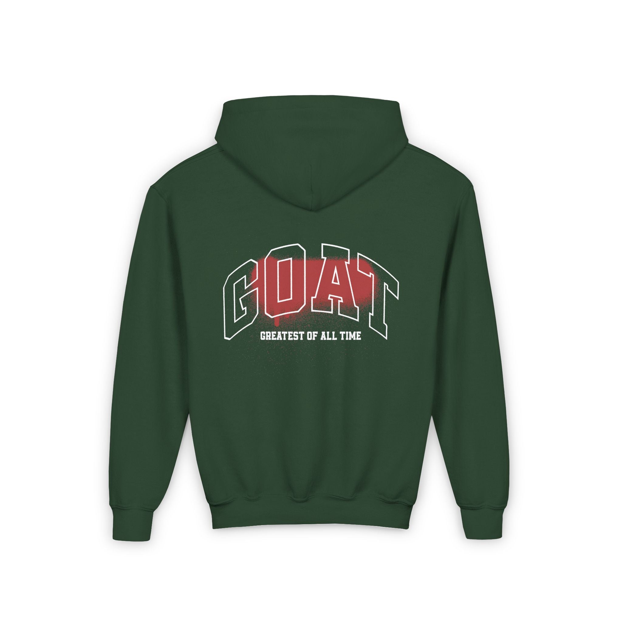 Goat Red Spray Paint Youth Hoodie