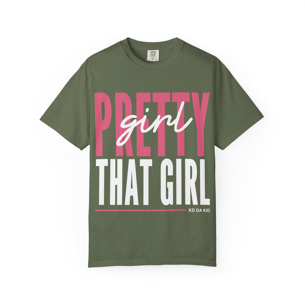 Adult That Girl Graphic T-Shirt — "Pretty Girl That Girl" Coral Tee