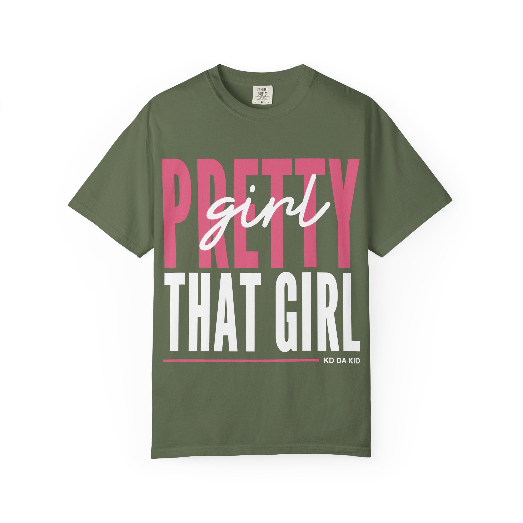 Adult That Girl Graphic T-Shirt — "Pretty Girl That Girl" Coral Tee