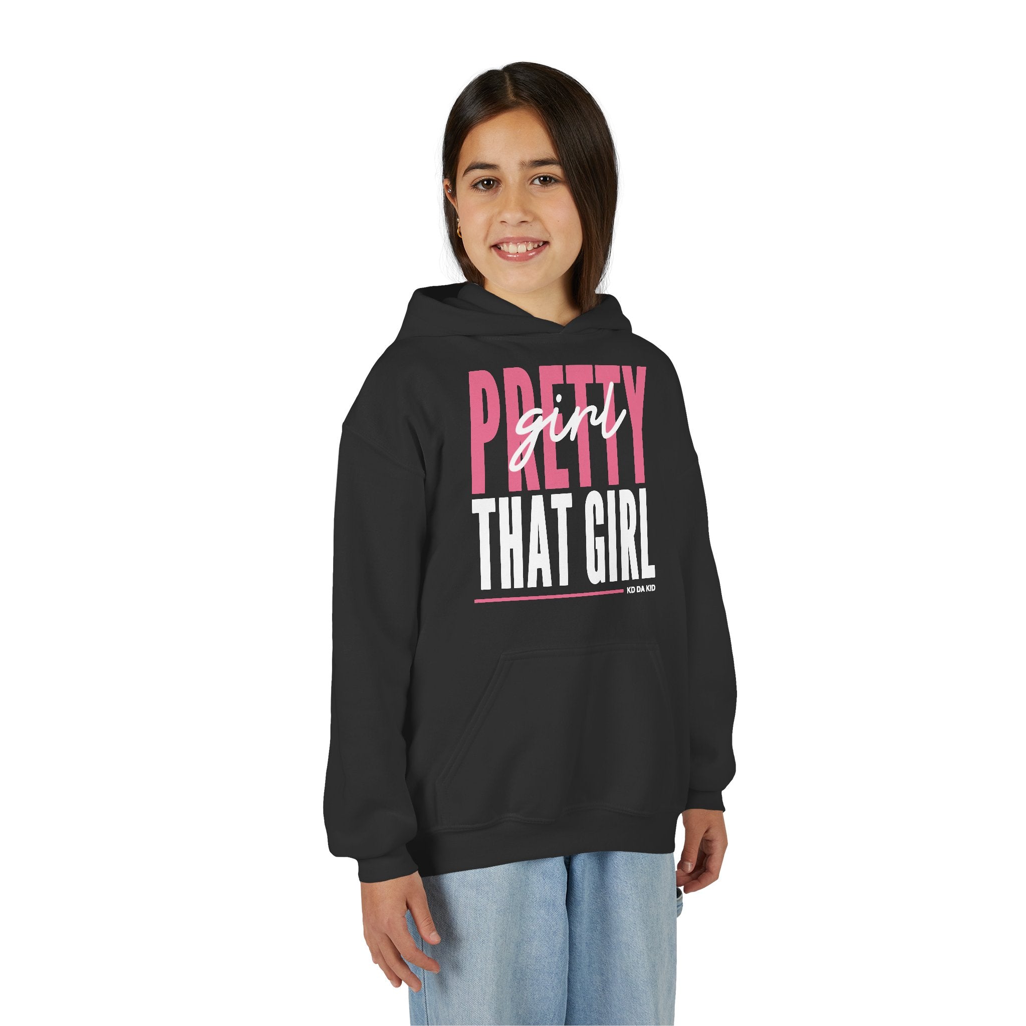 Youth That Girl Hoodie — "Pretty Girl" Youth Graphic Sweatshirt