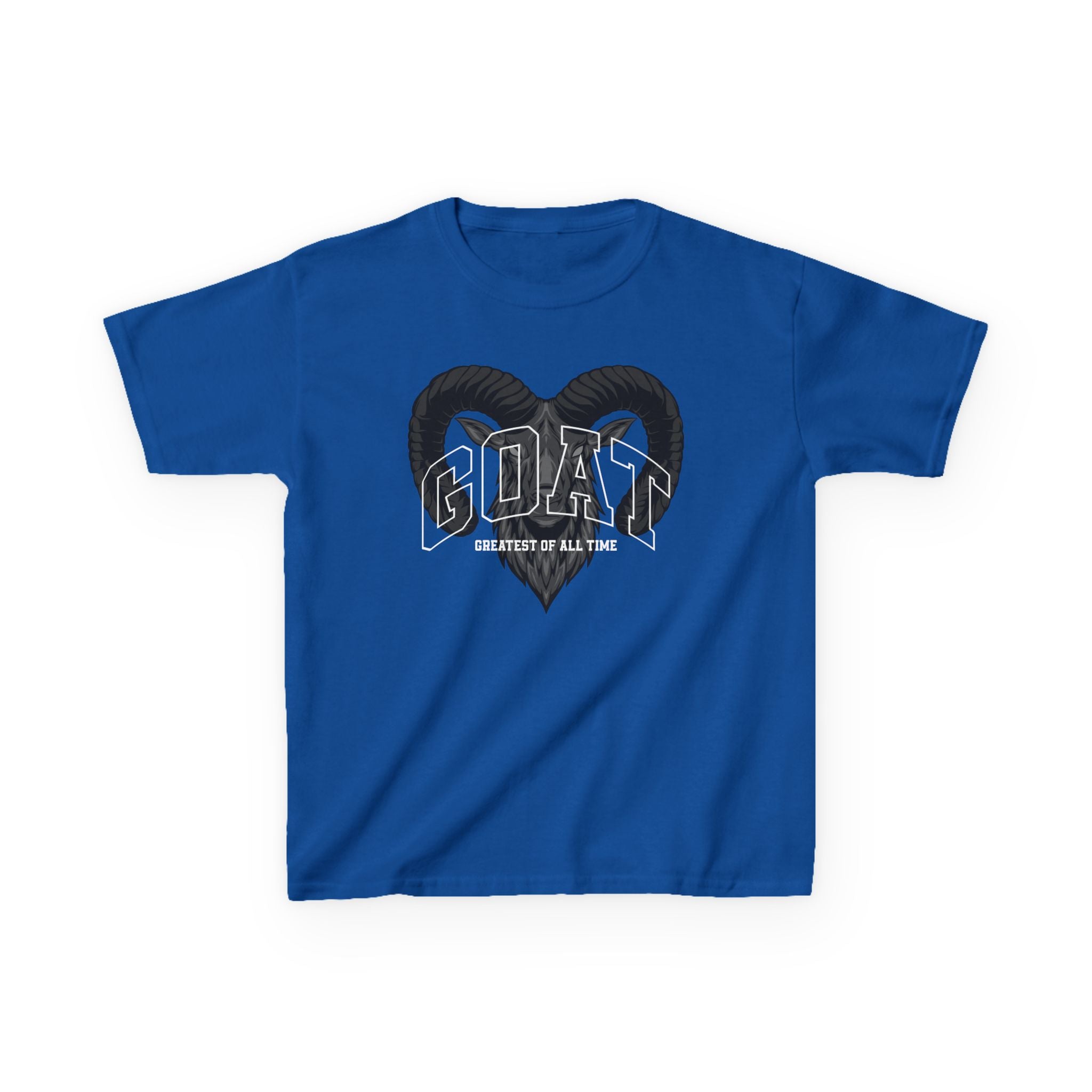 Kids GOAT Graphic Tee - Greatest of All Time Black T-Shirt