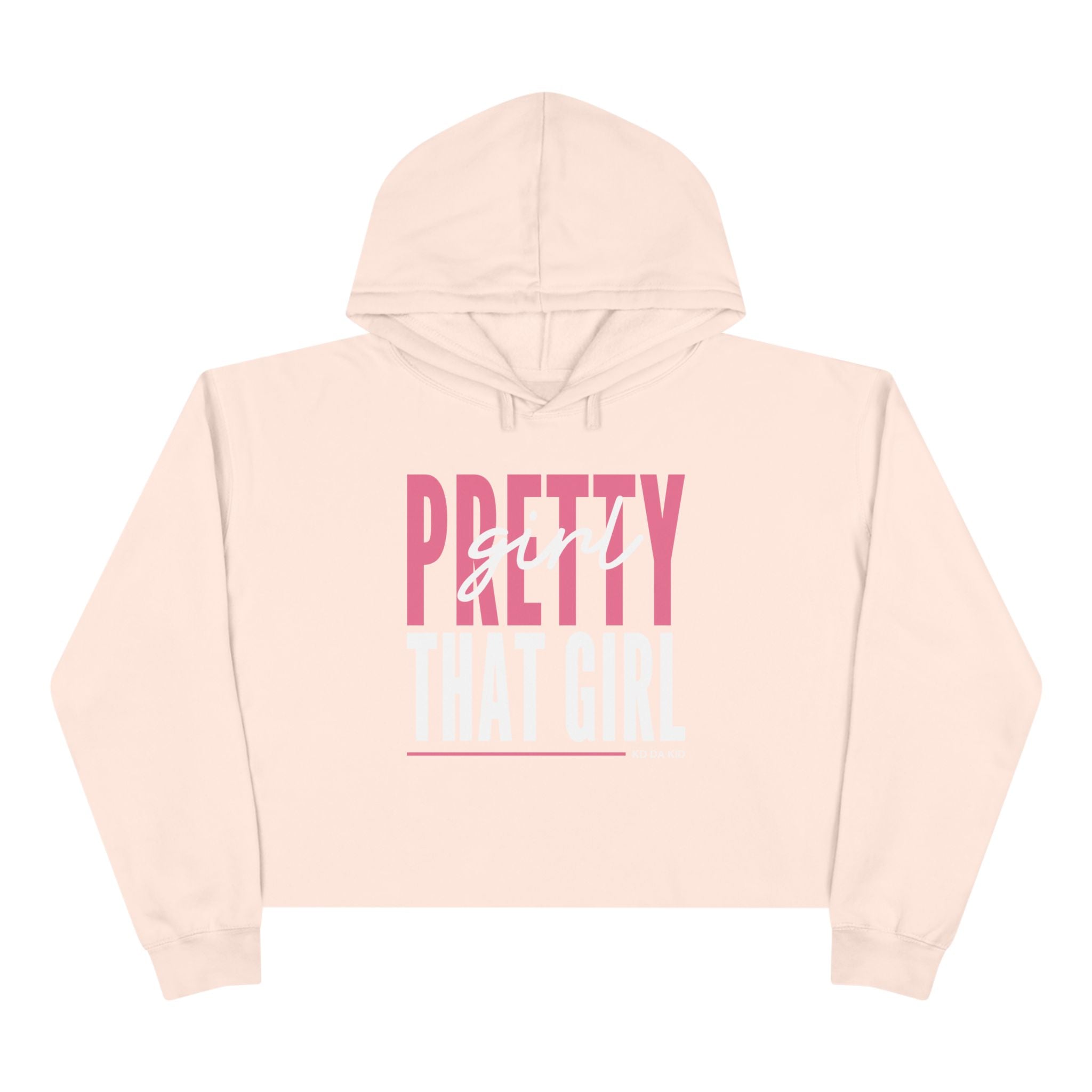 That Girl Crop Hoodie – "Pretty Girl" Graphic Cropped Pullover