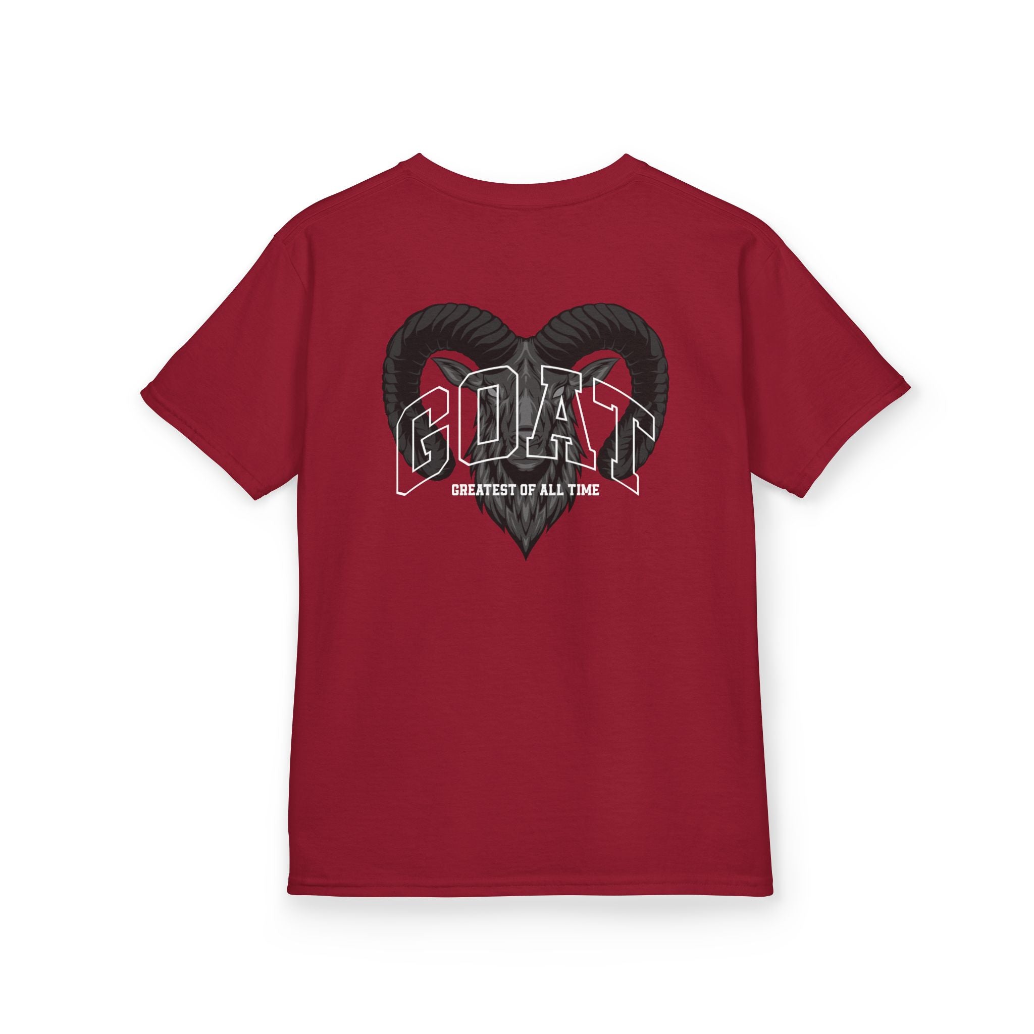 Kids GOAT Graphic Tee - Greatest of All Time Black T-Shirt
