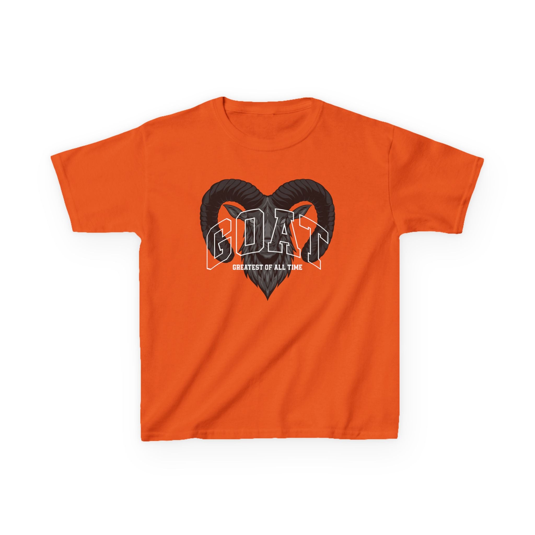 Kids GOAT Graphic Tee - Greatest of All Time Black T-Shirt