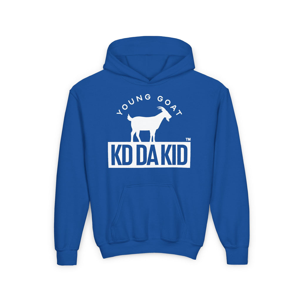 Youth Heavy Blend Hoodie - 'Young Goat' KD Da Kid Design - Perfect for Fans and Gift Giving