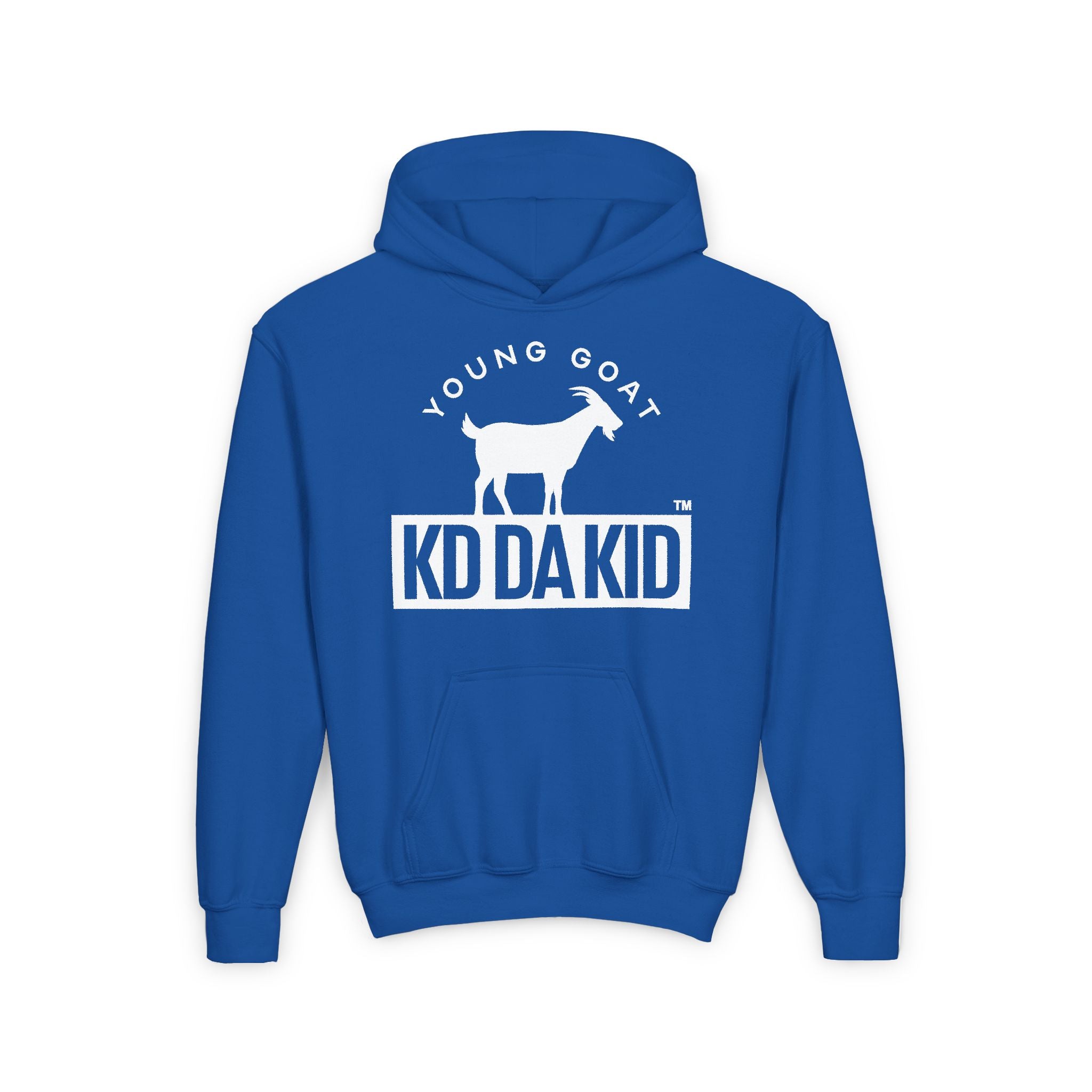 Youth Heavy Blend Hoodie - 'Young Goat' KD Da Kid Design - Perfect for Fans and Gift Giving