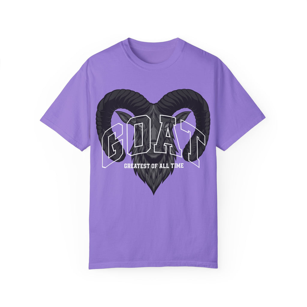 Unisex Garment-Dyed T-Shirt - GOAT Design, Greatest of All Time