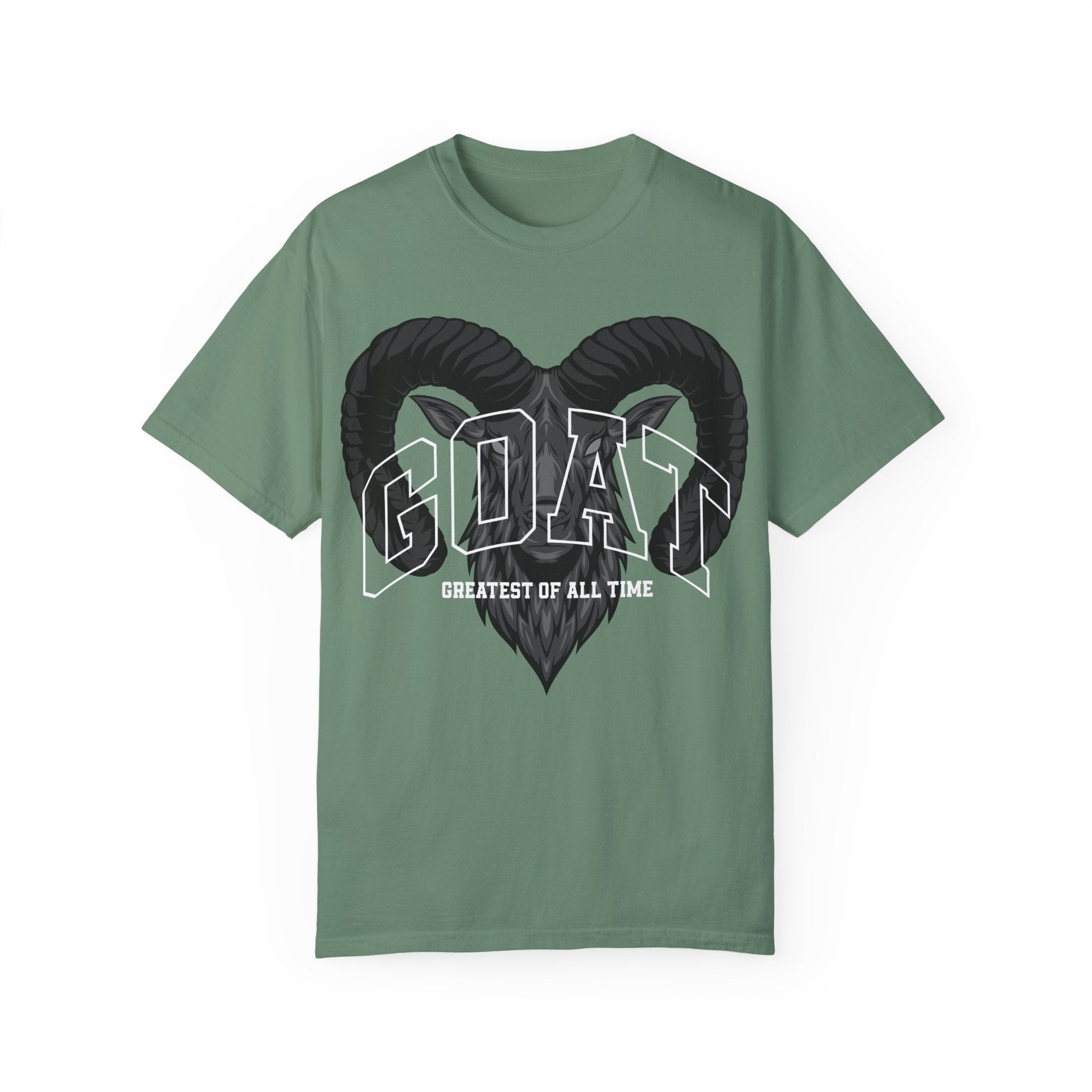 Unisex Garment-Dyed T-Shirt - GOAT Design, Greatest of All Time