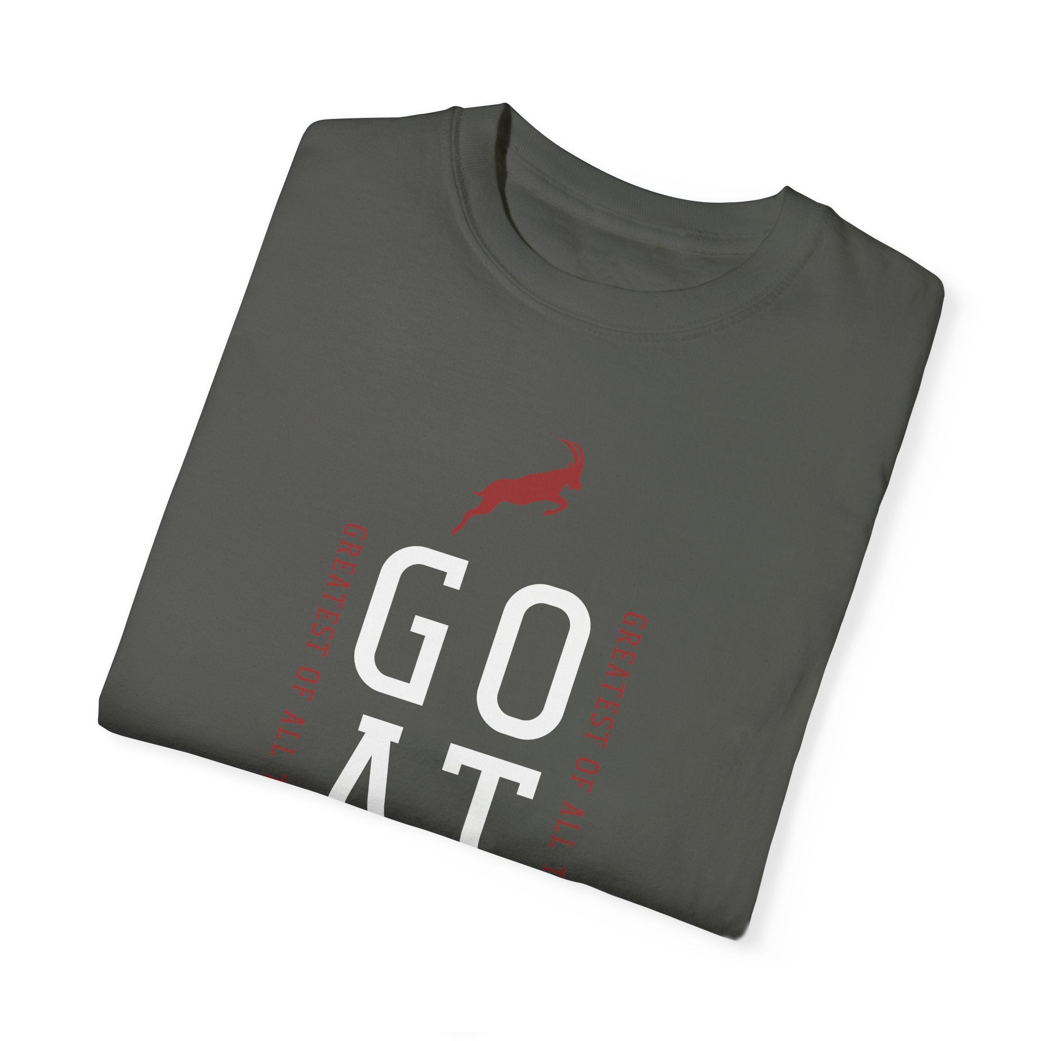 GOAT Unisex Garment-Dyed T-shirt - Greatest of All Time Casual Tee