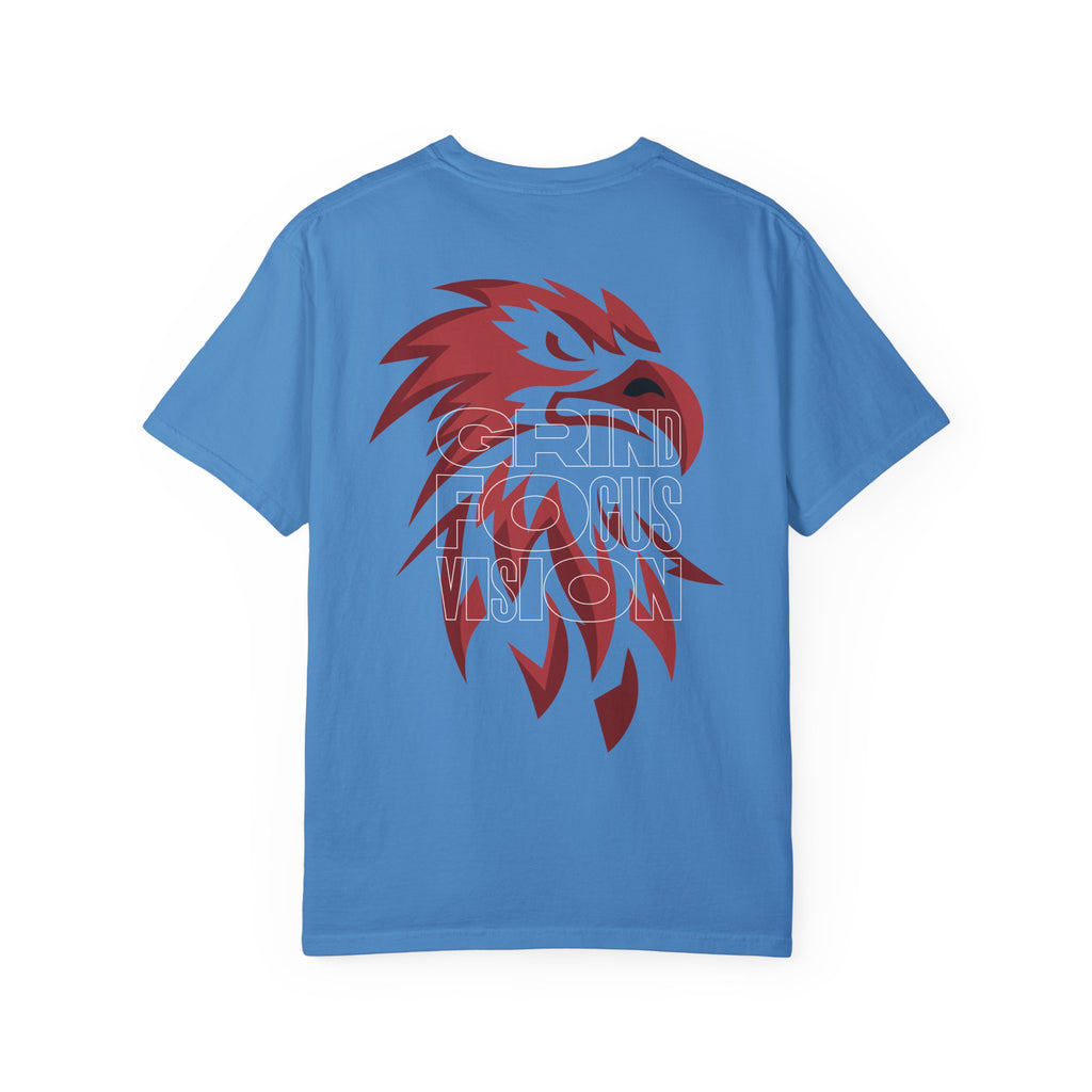 Grind Focus Vision Unisex Garment-Dyed T-Shirt - Motivational Graphic Tee