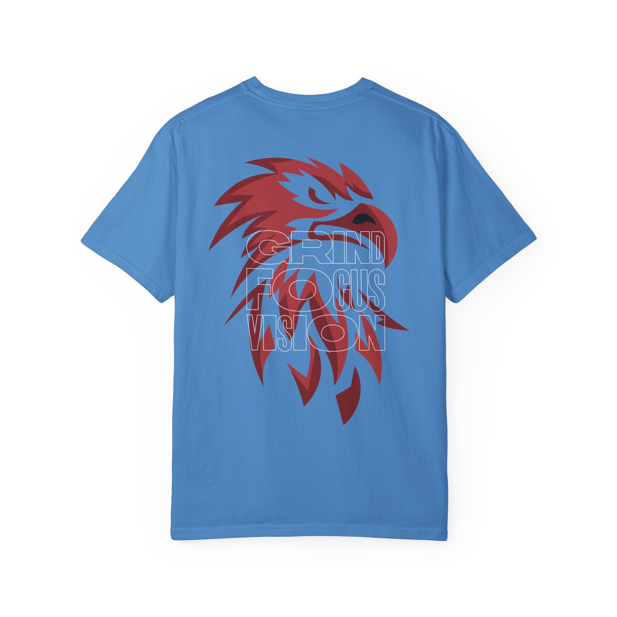 Grind Focus Vision Unisex Garment-Dyed T-Shirt - Motivational Graphic Tee