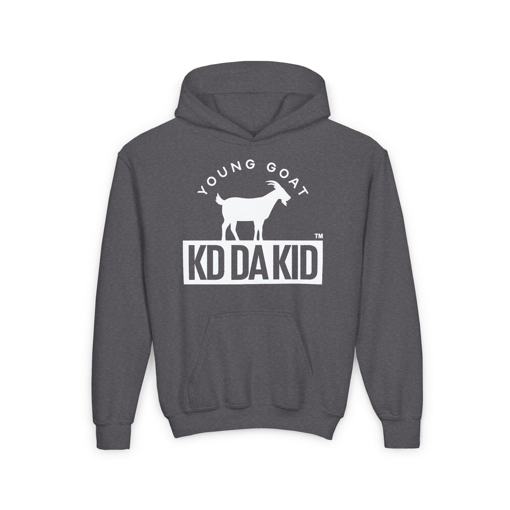 Youth Heavy Blend Hoodie - 'Young Goat' KD Da Kid Design - Perfect for Fans and Gift Giving
