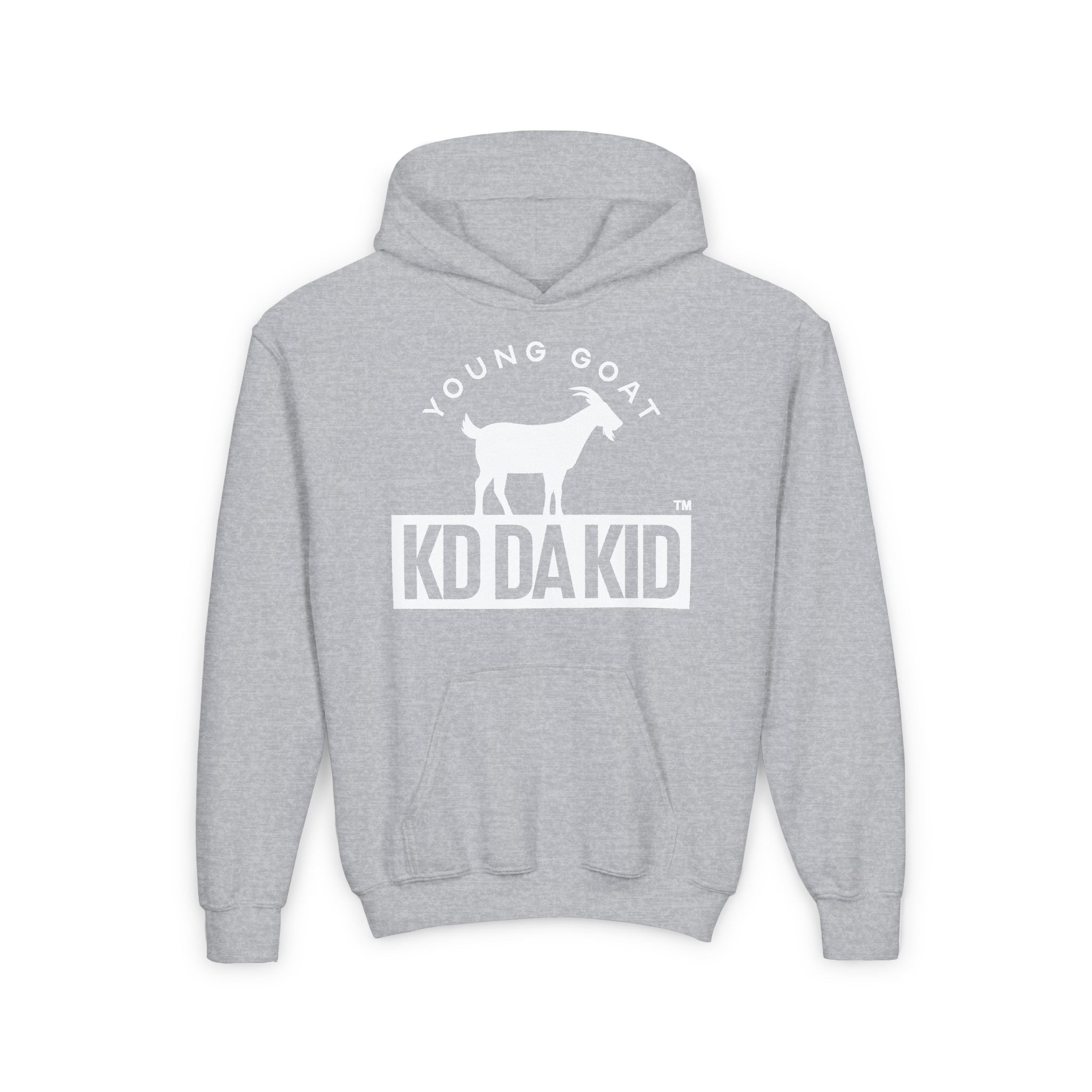 Youth Heavy Blend Hoodie - 'Young Goat' KD Da Kid Design - Perfect for Fans and Gift Giving