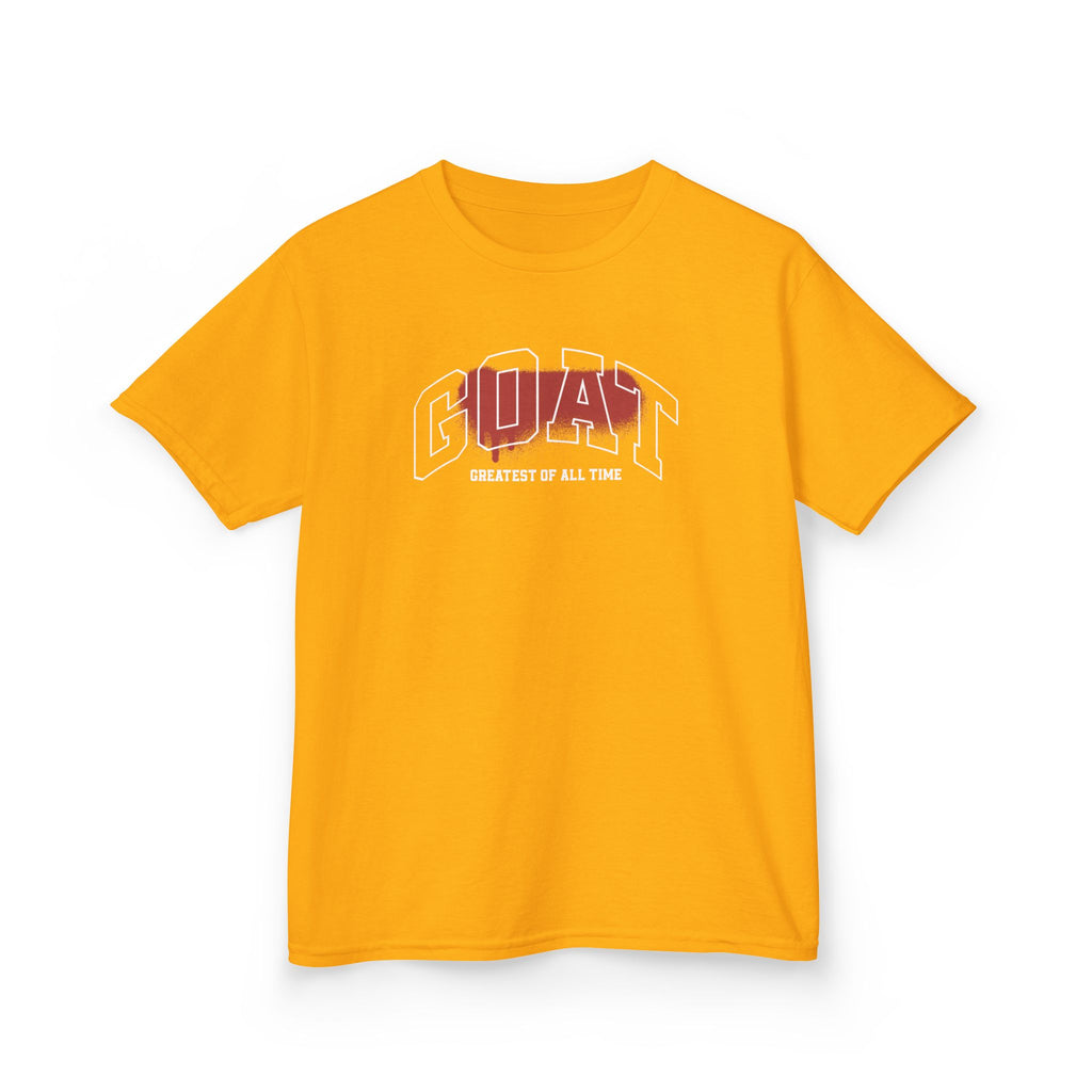 Kids GOAT Graphic Tee - Greatest of All Time Shirt for Young Trendsetters