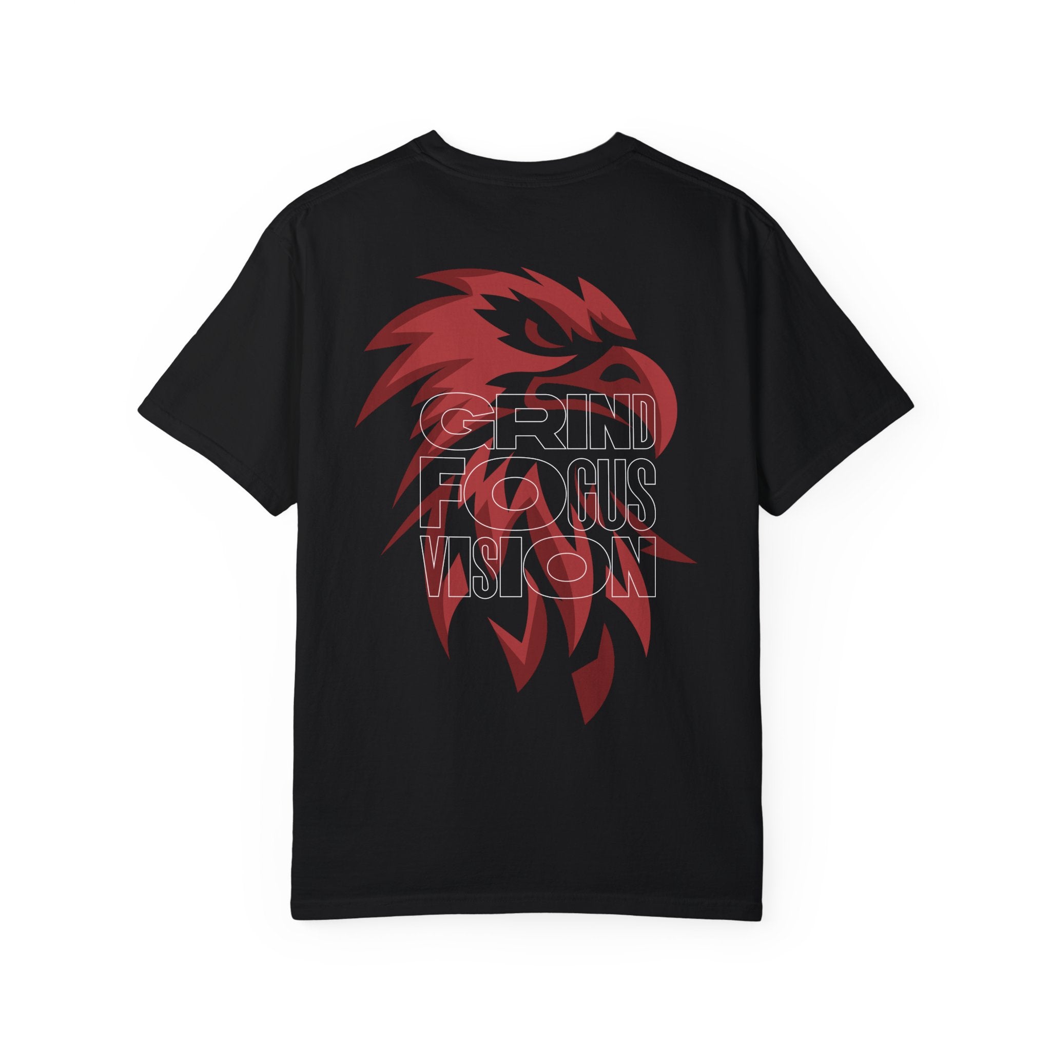 Grind Focus Vision Unisex Garment-Dyed T-Shirt - Motivational Graphic Tee