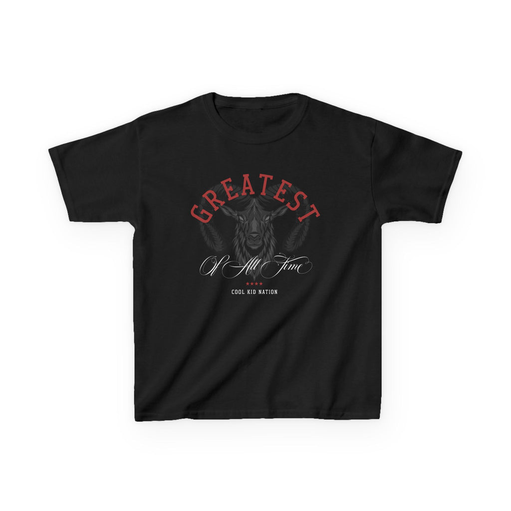 Kids 'Greatest of All Time' Heavy Cotton Tee - Cool Kid Nation