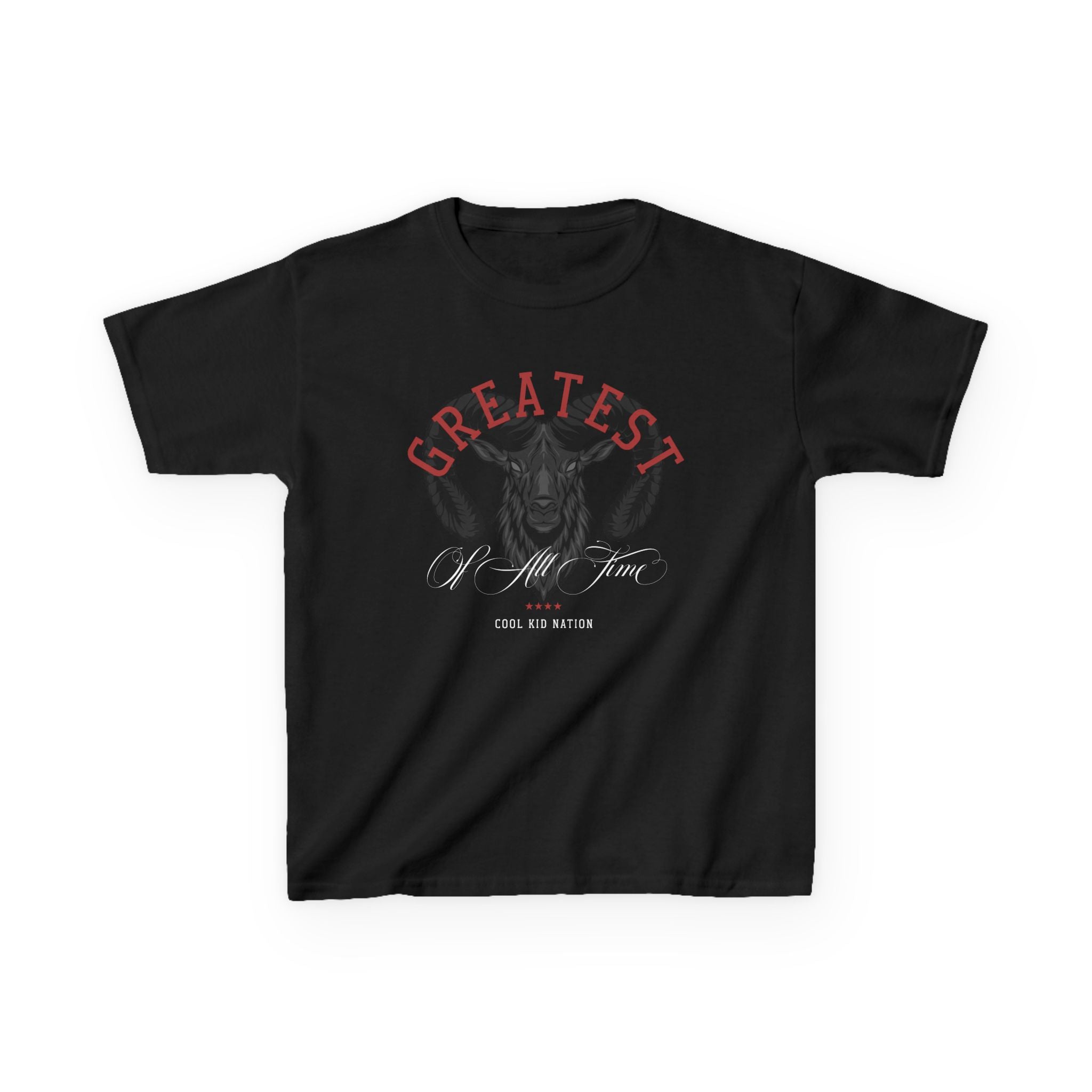 Kids 'Greatest of All Time' Heavy Cotton Tee - Cool Kid Nation