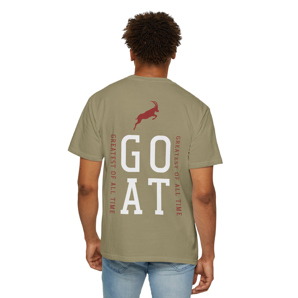 GOAT Unisex Garment-Dyed T-shirt - Greatest of All Time Casual Tee