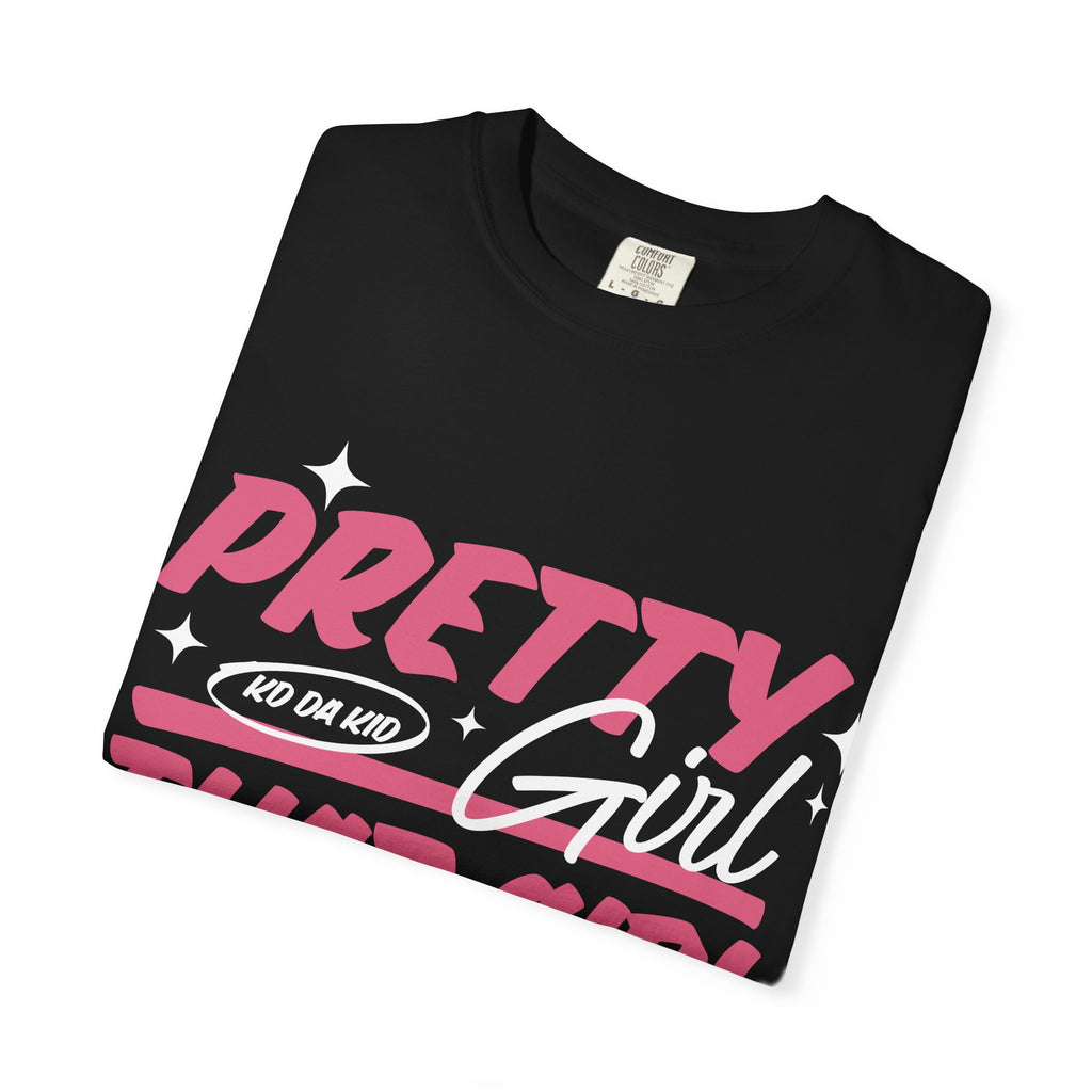 Pretty Girl That Girl T-Shirt – Retro Pink & Orange Graphic Tee