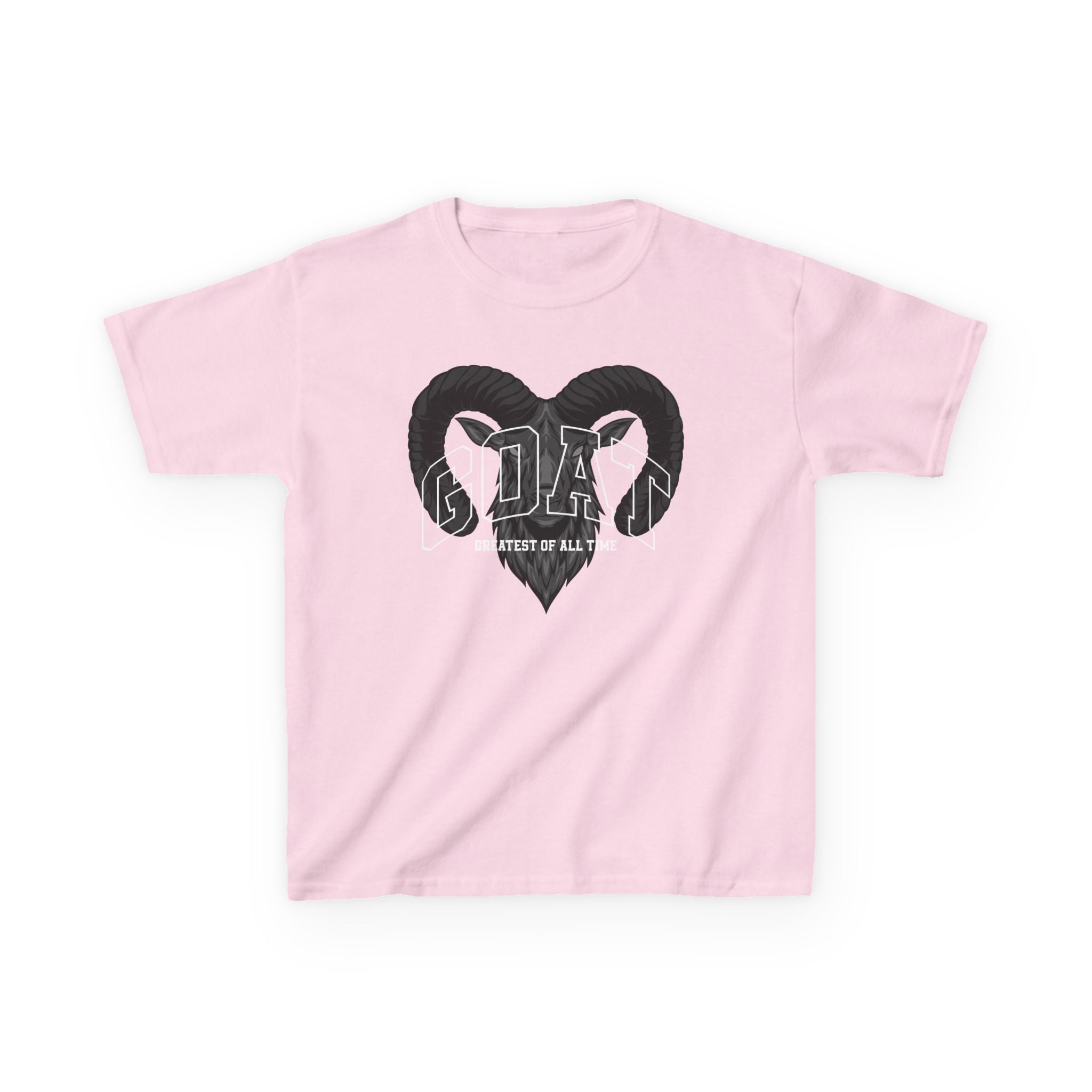 Kids GOAT Graphic Tee - Greatest of All Time Black T-Shirt