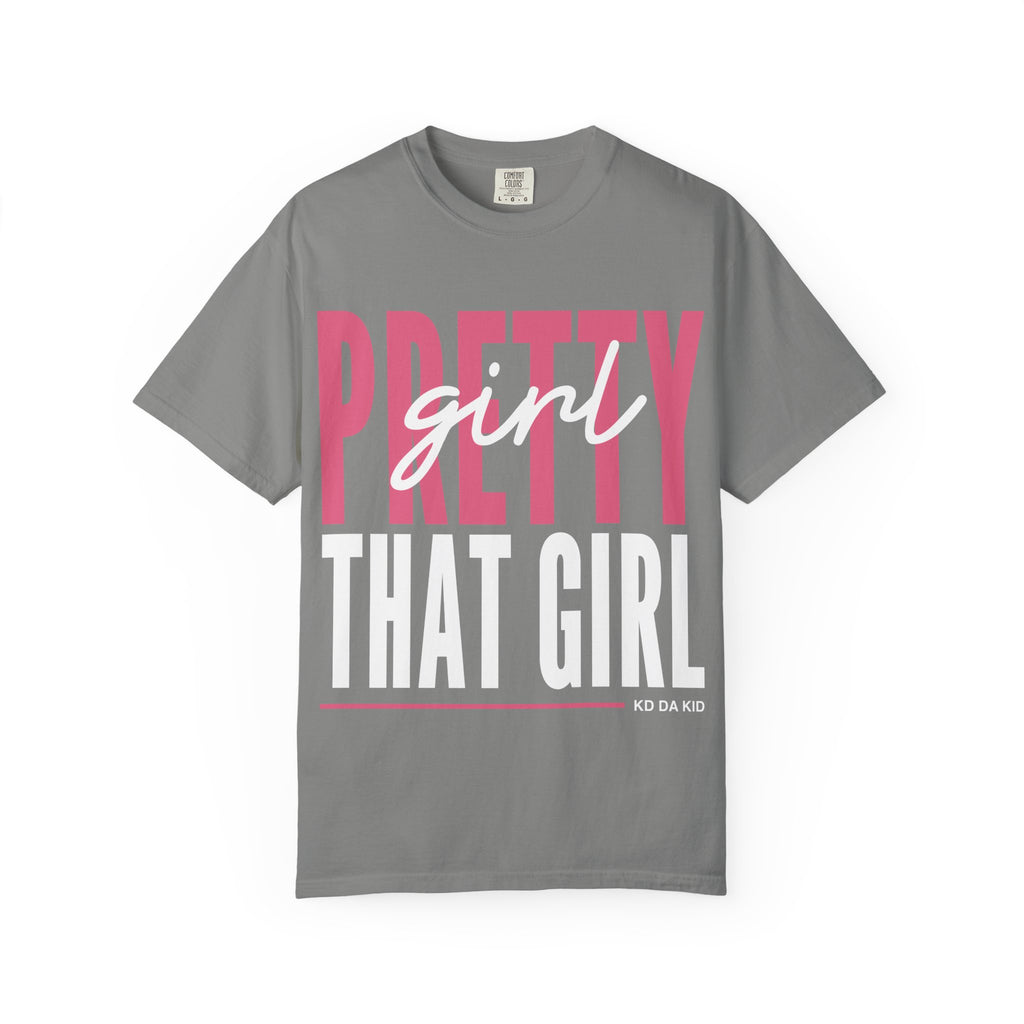 Adult That Girl Graphic T-Shirt — "Pretty Girl That Girl" Coral Tee