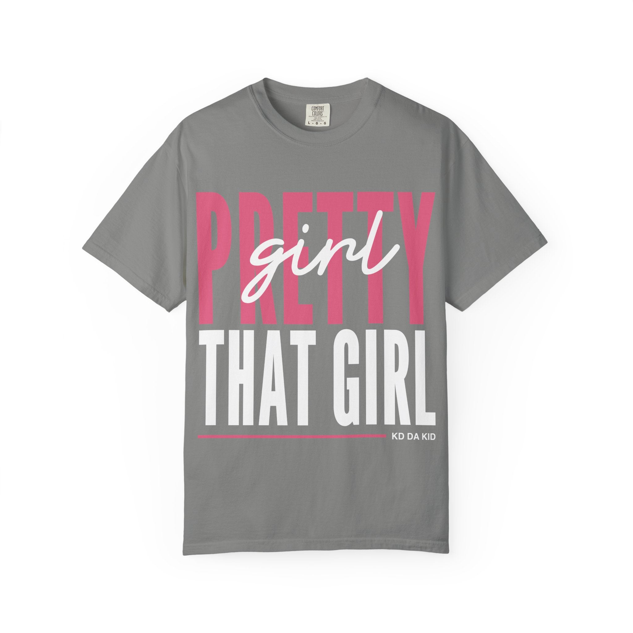 Adult That Girl Graphic T-Shirt — "Pretty Girl That Girl" Coral Tee