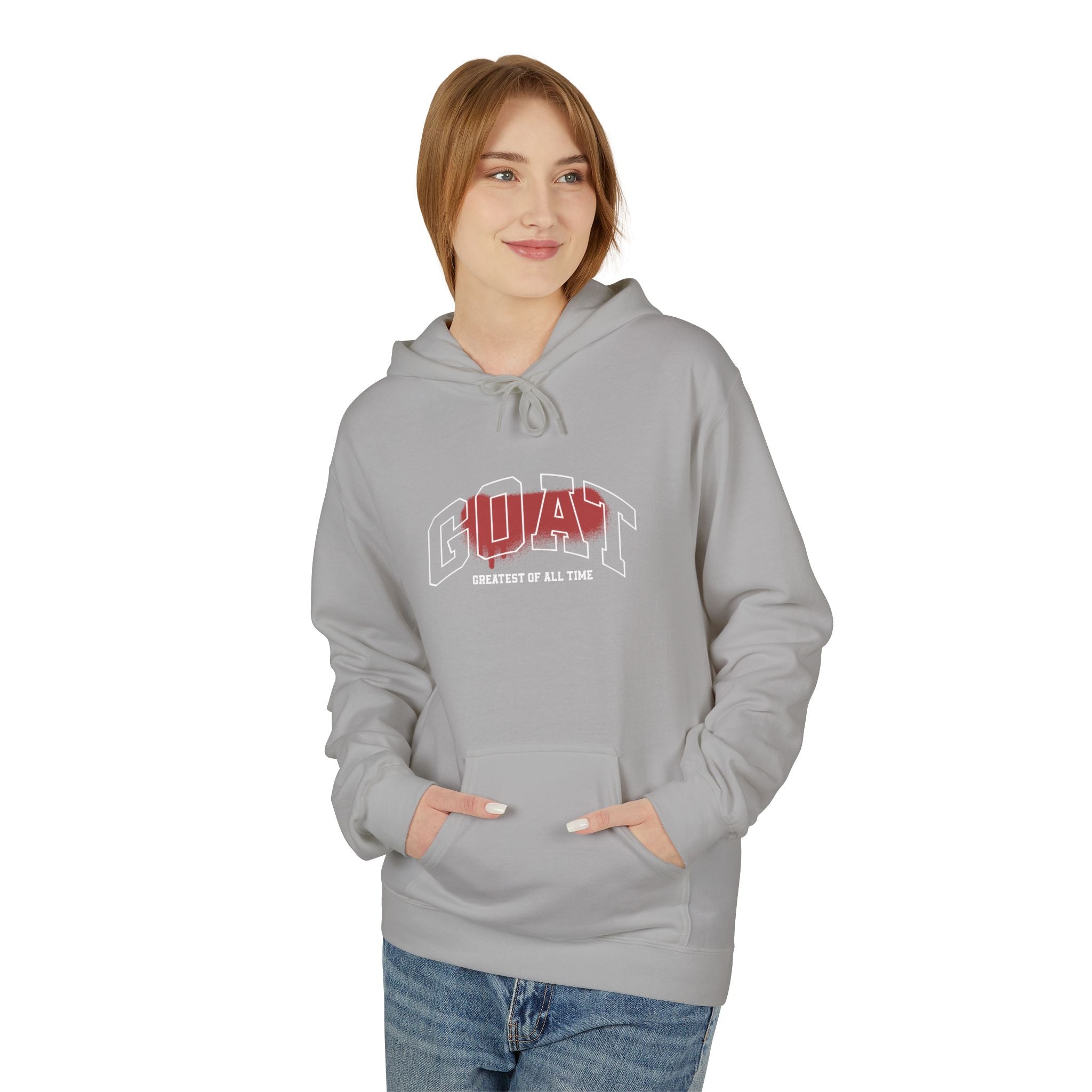 GOAT Hoodie - Red Spray Paint
