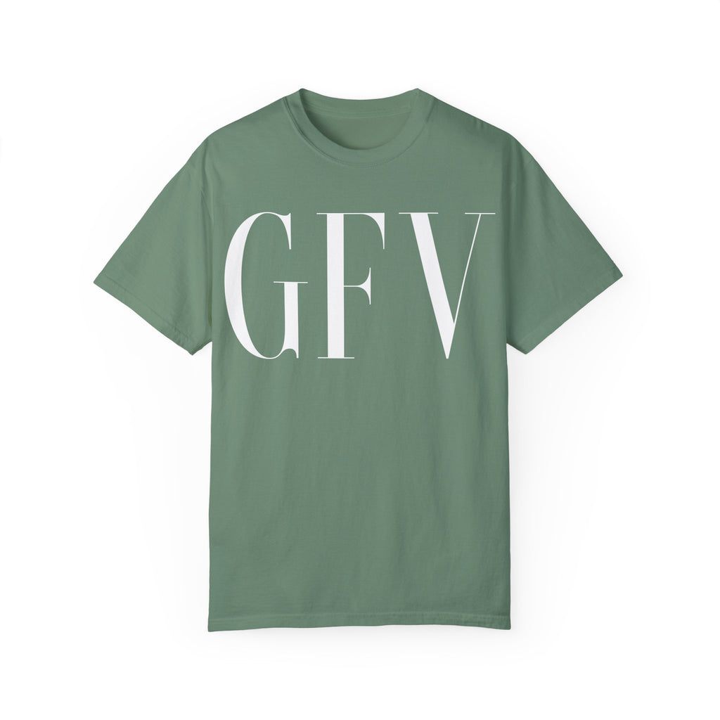 Motivational Unisex Garment-Dyed T-Shirt - Grind Focus Vision