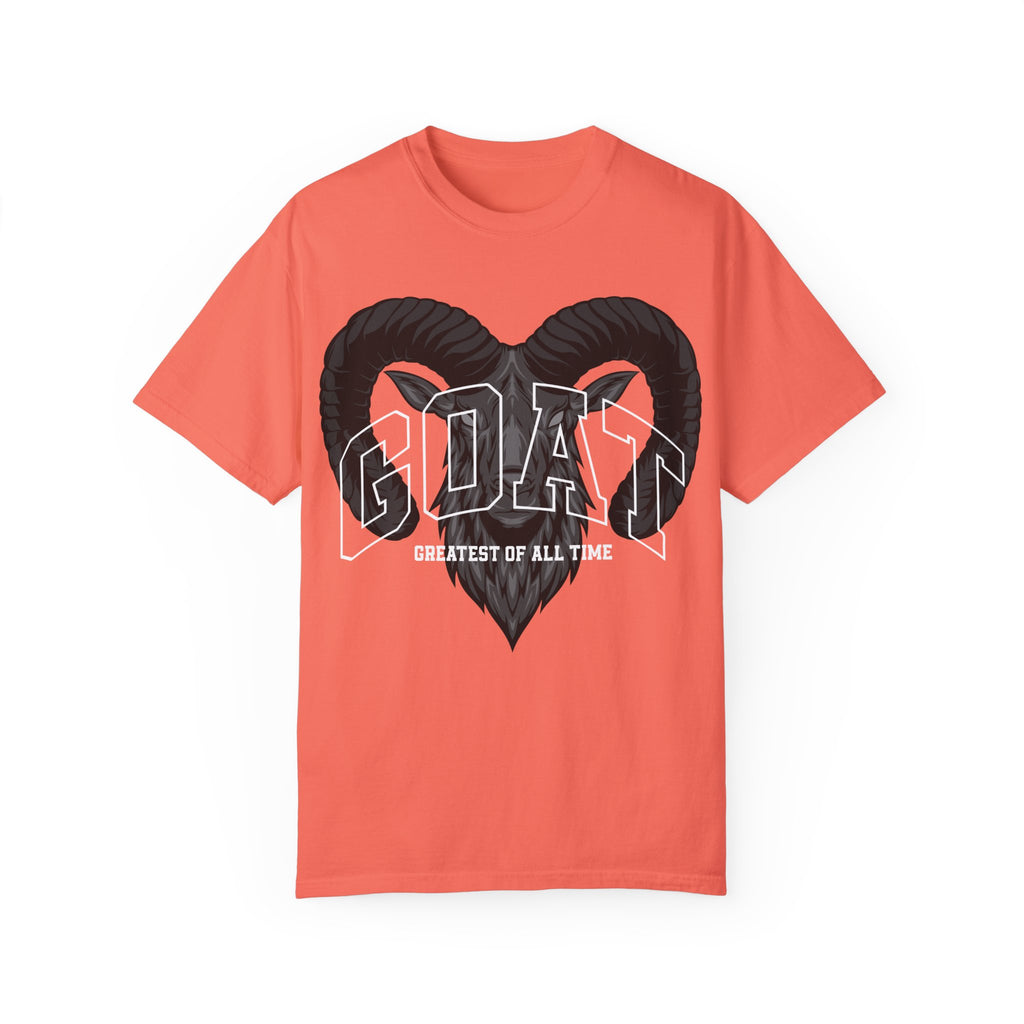 Unisex Garment-Dyed T-Shirt - GOAT Design, Greatest of All Time