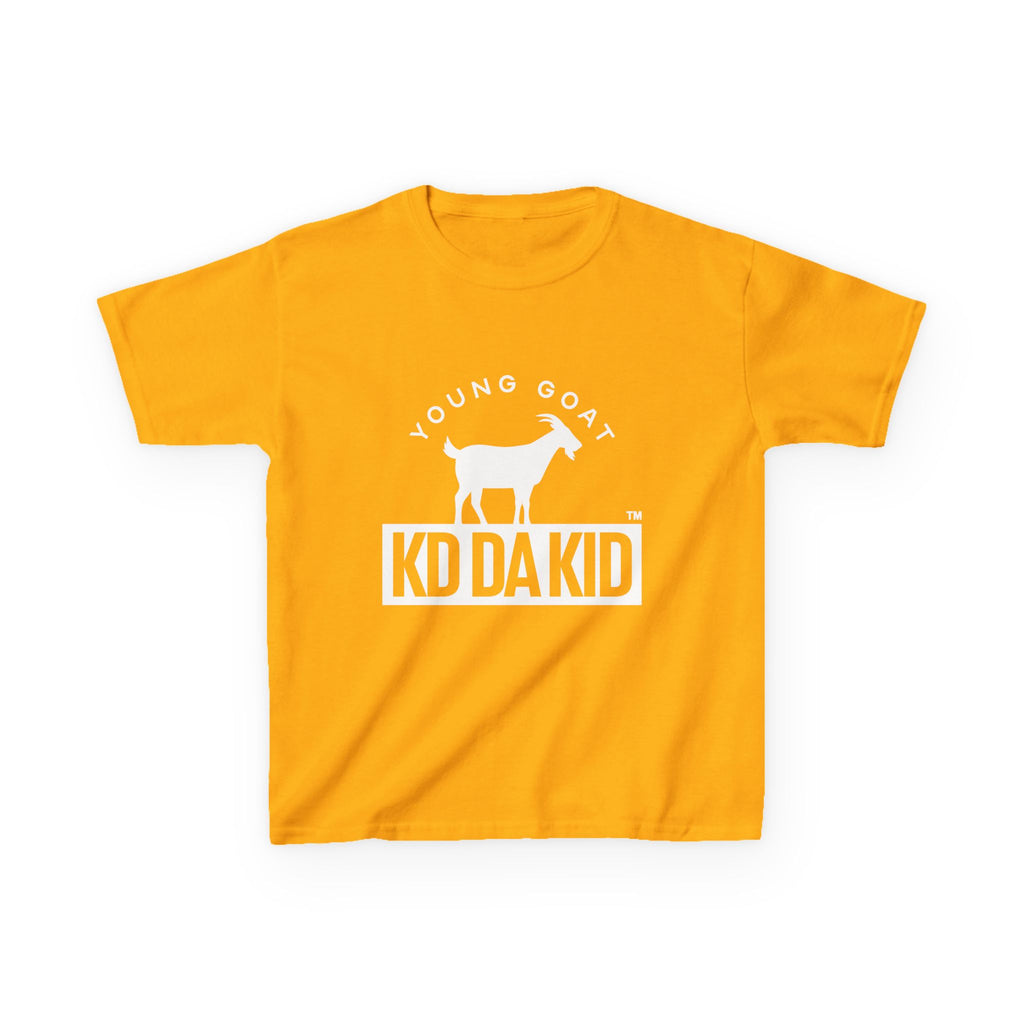 Young Goat Kids Tee - Cool Black Cotton T-shirt for Young Trendsetters
