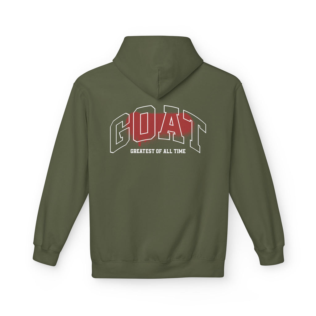 GOAT Hoodie - Red Spray Paint