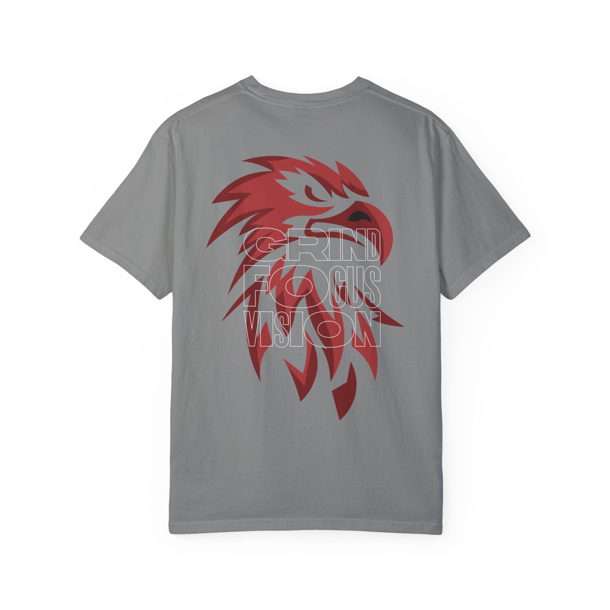 Grind Focus Vision Unisex Garment-Dyed T-Shirt - Motivational Graphic Tee