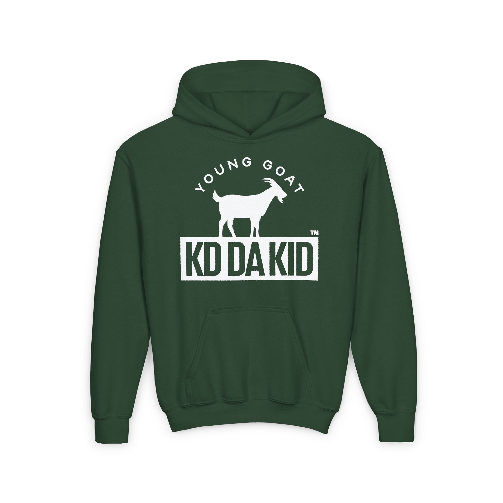 Youth Heavy Blend Hoodie - 'Young Goat' KD Da Kid Design - Perfect for Fans and Gift Giving