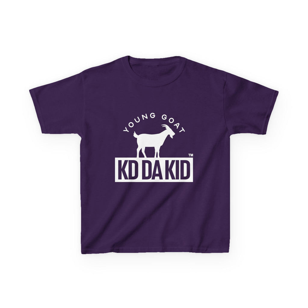 Young Goat Kids Tee - Cool Black Cotton T-shirt for Young Trendsetters