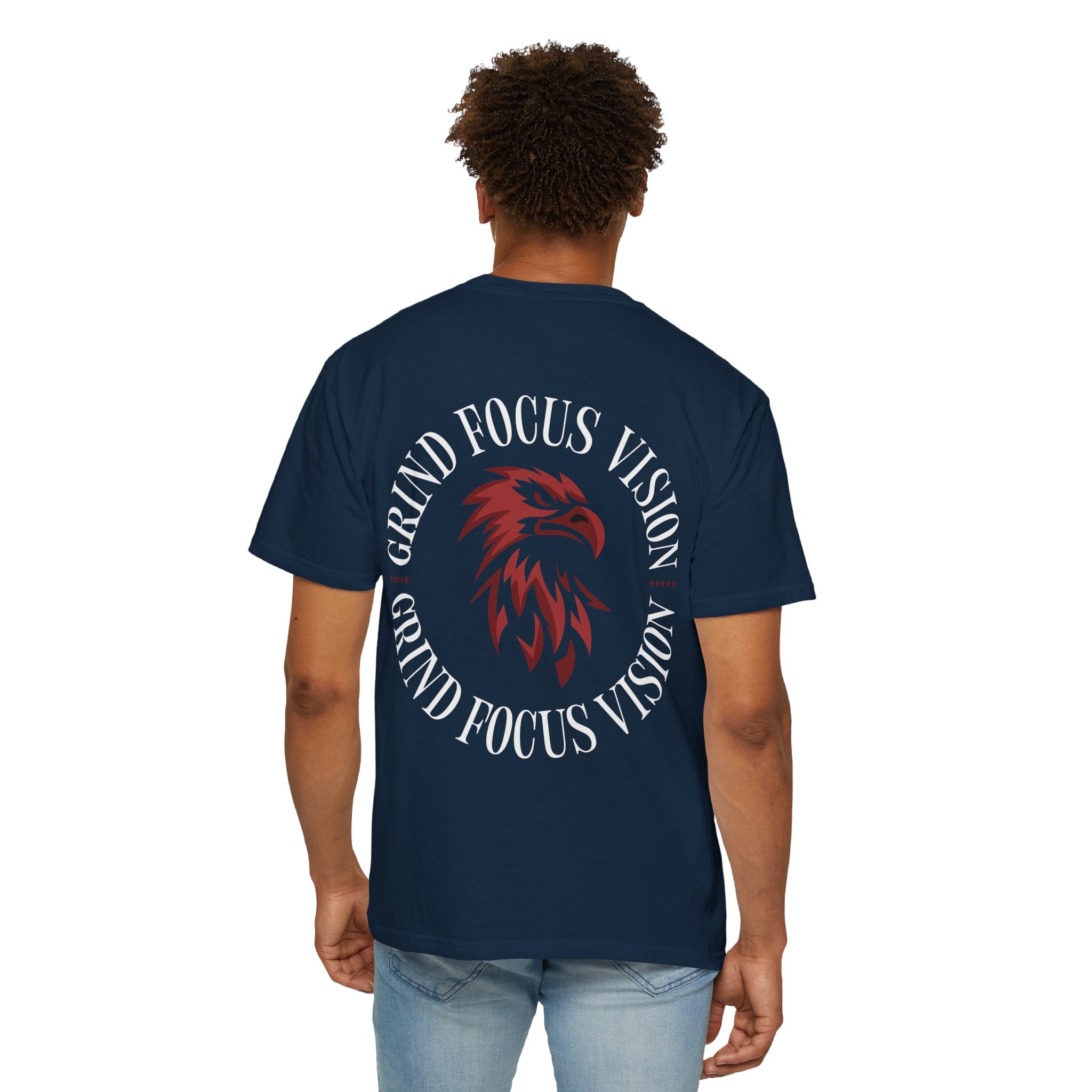 Unisex Grind Focus Vision T-Shirt - Motivational Graphic Tee for Everyday Wear